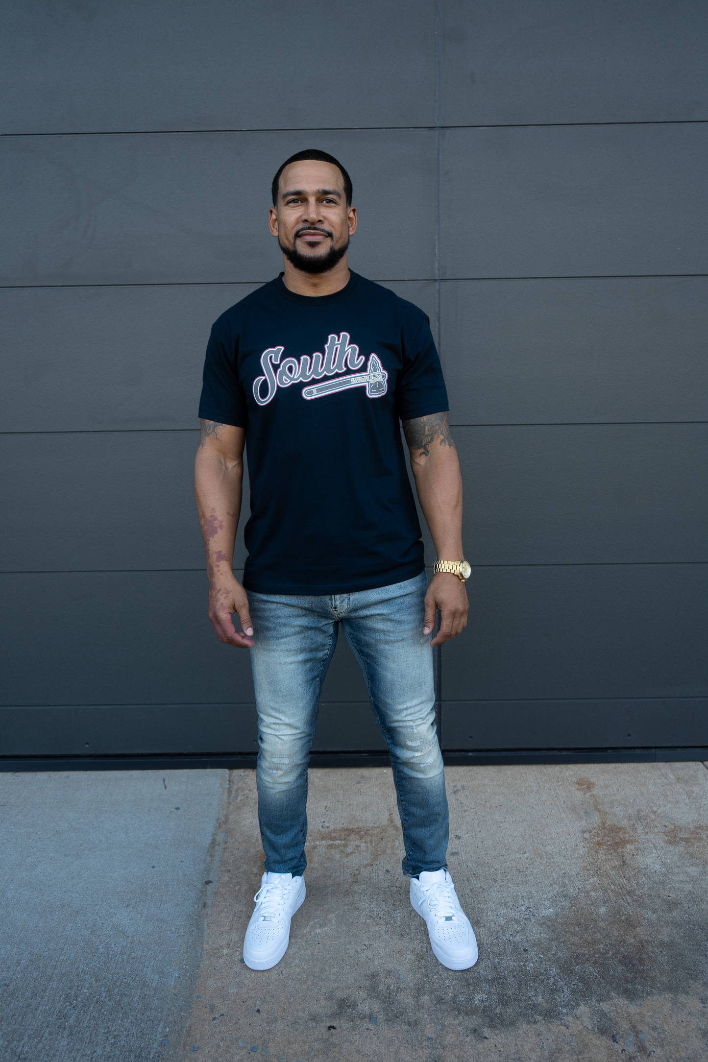Tomahawk Tee (Navy/Multicolor)