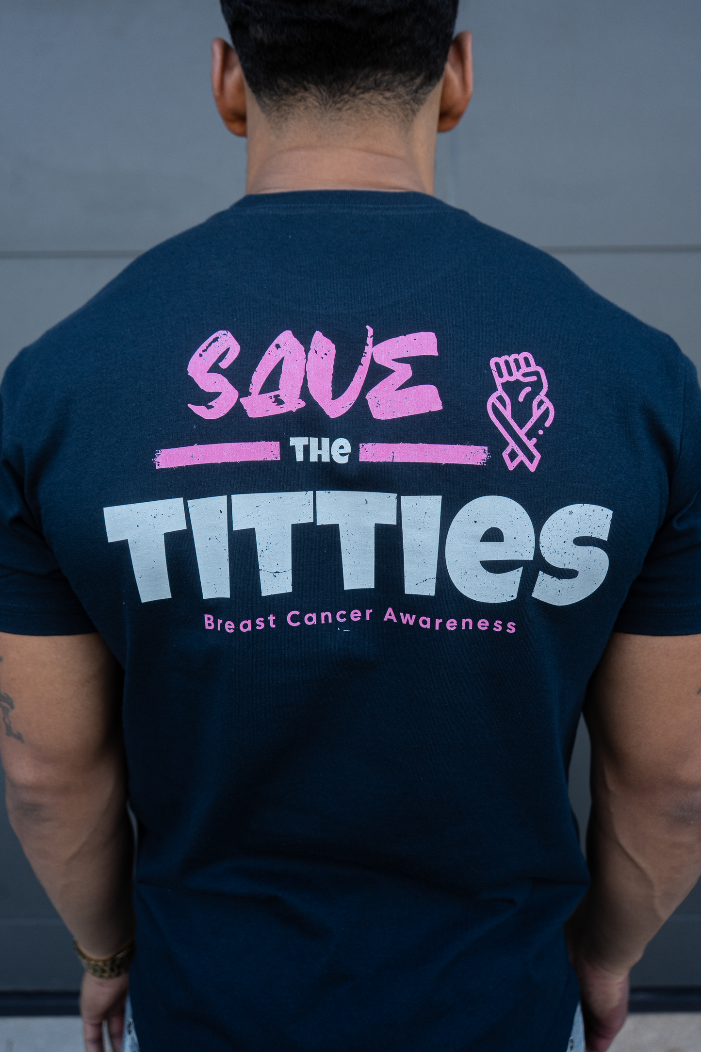 *BCA* Classic South Tee (Navy/Pink)