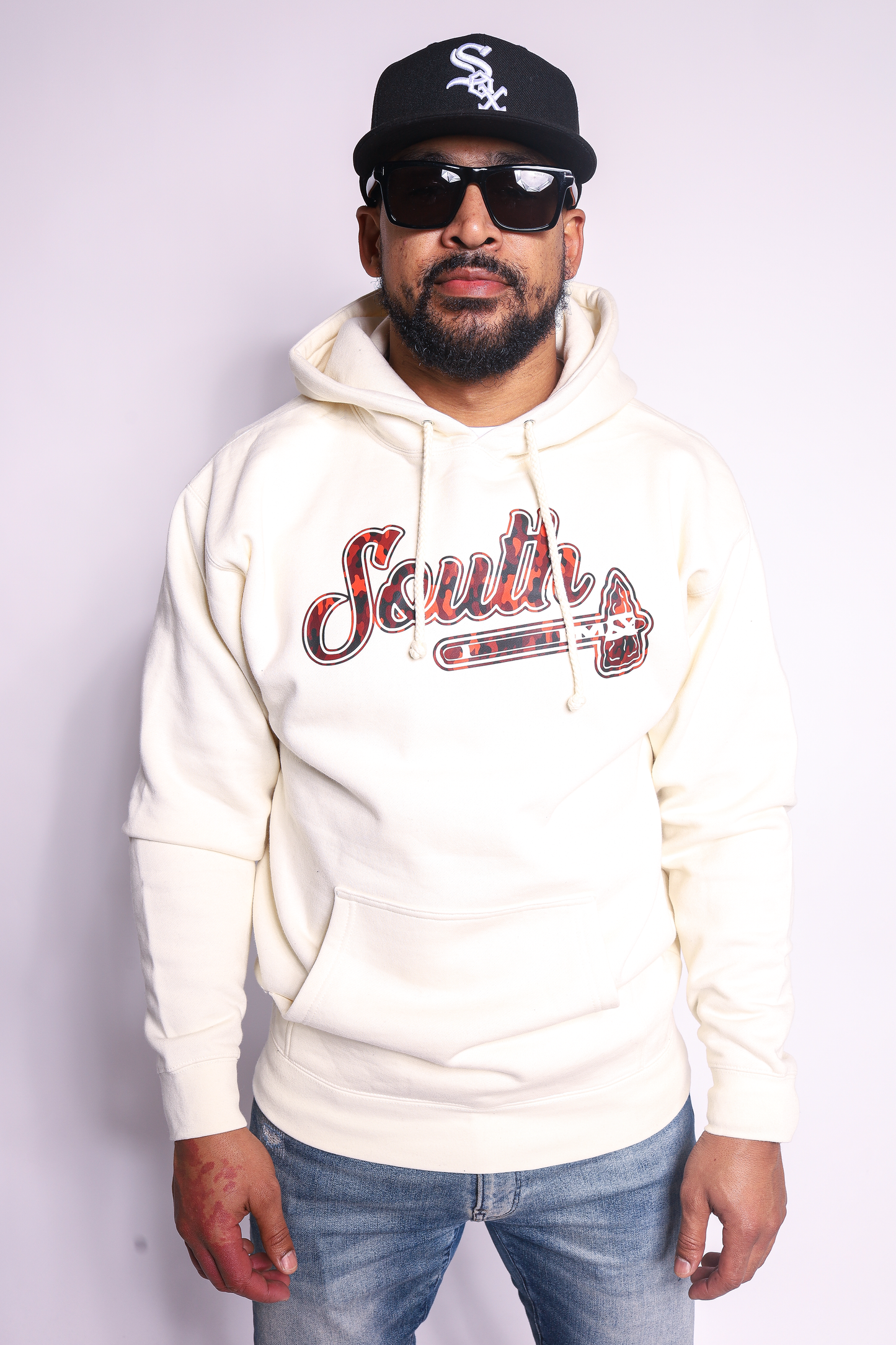 PREMIUM HEAVYWEIGHT Tomahawk Red Camo Hoodie (Natural/Red)