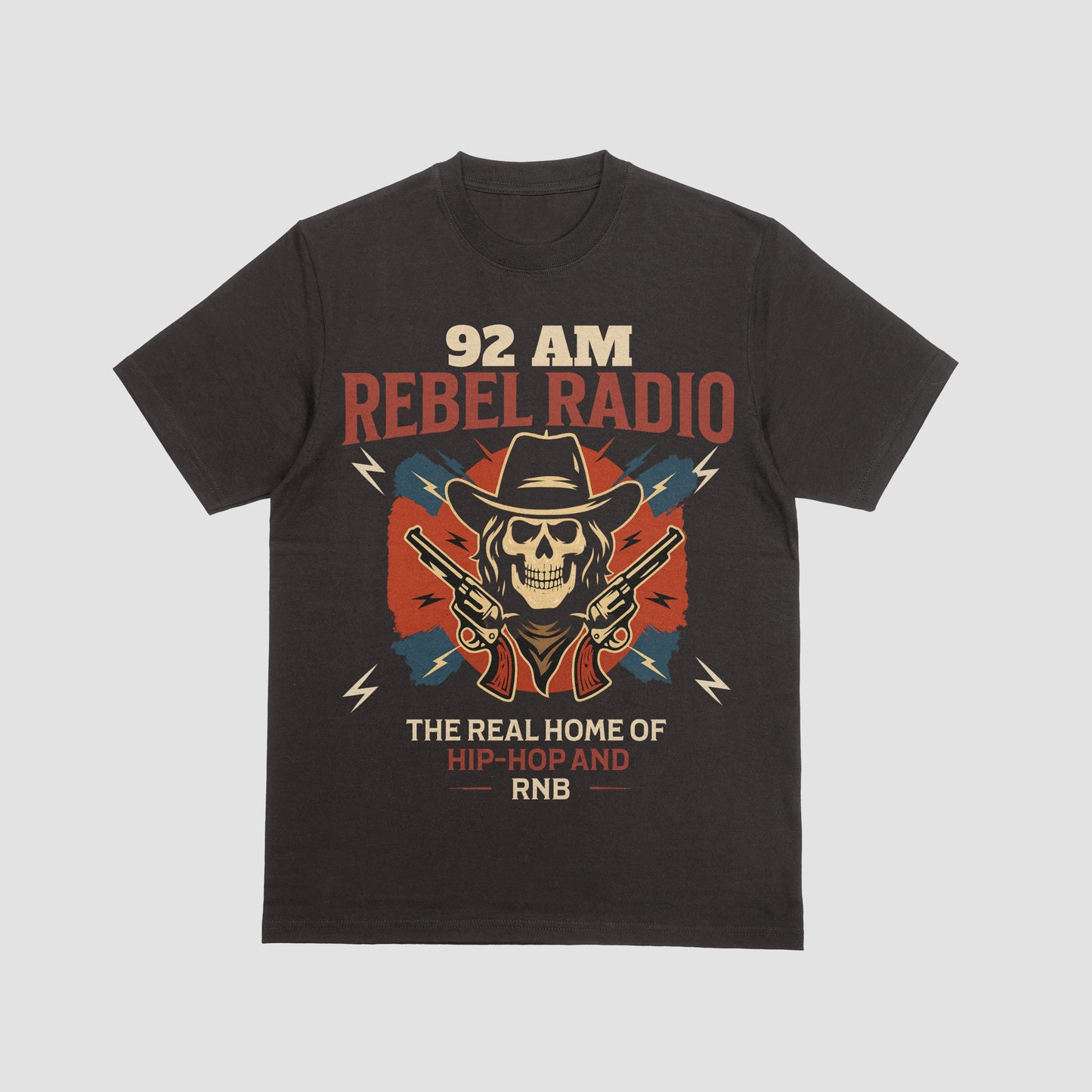 92am Rebel Radio Tee (Black)