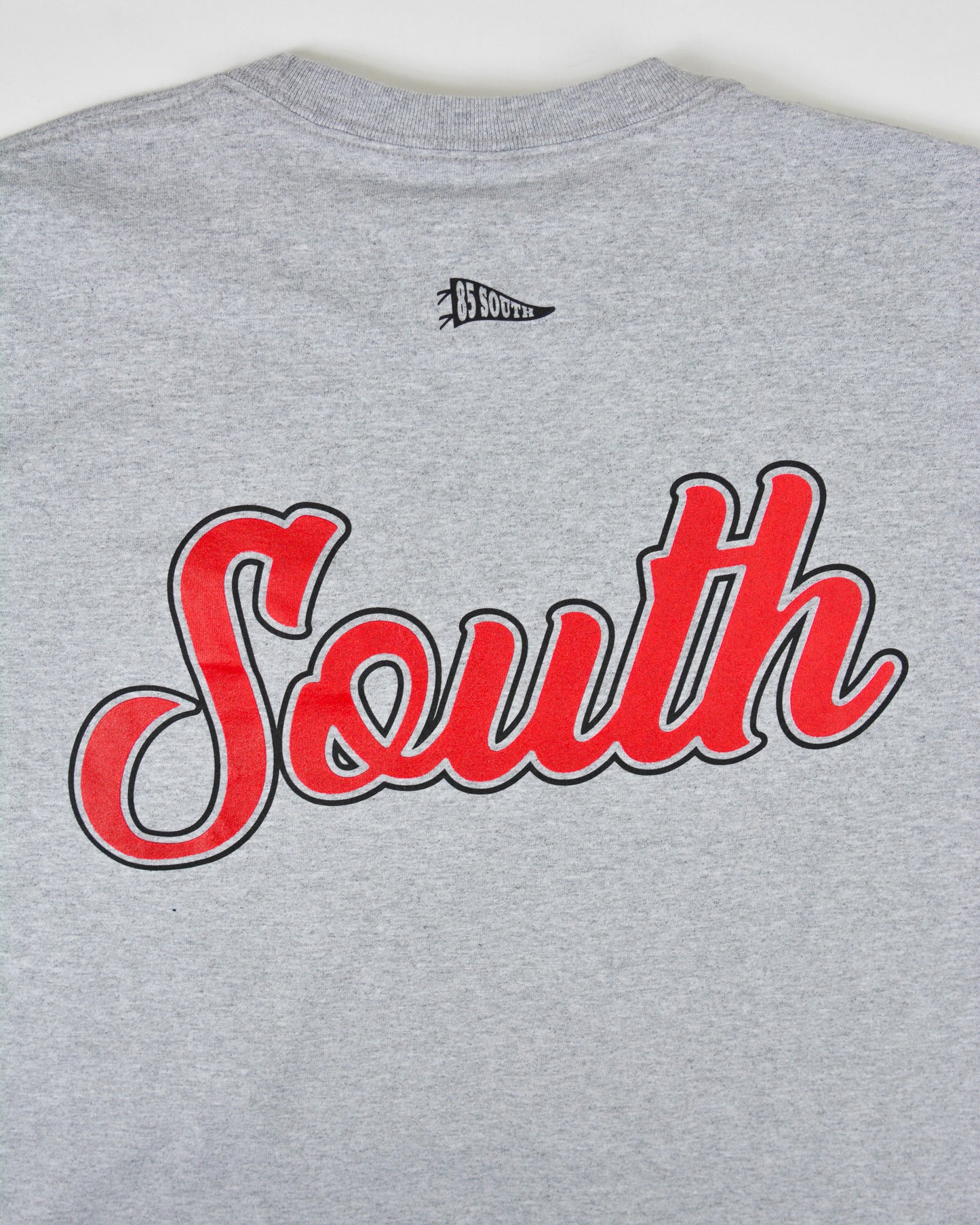 South Side Embroidered Tee -Red