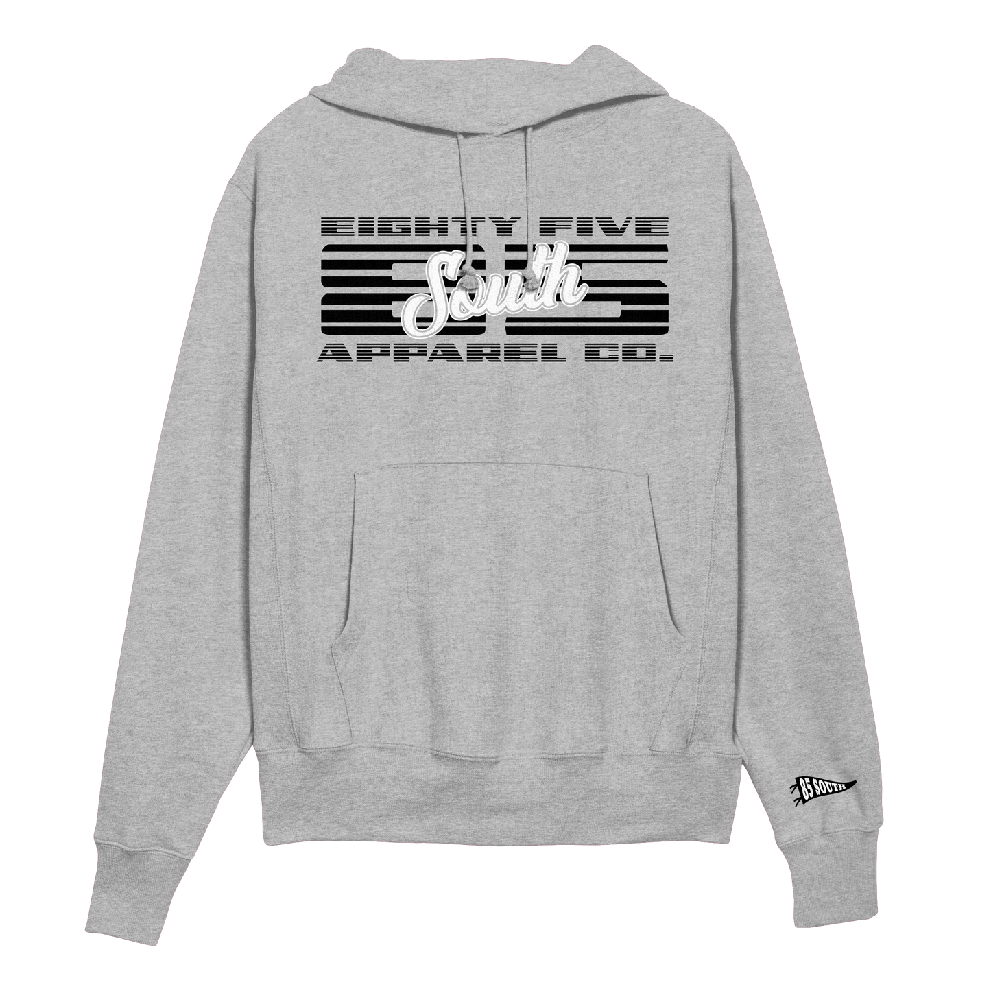 C1- Moto 85 Script Hoodie - Grey