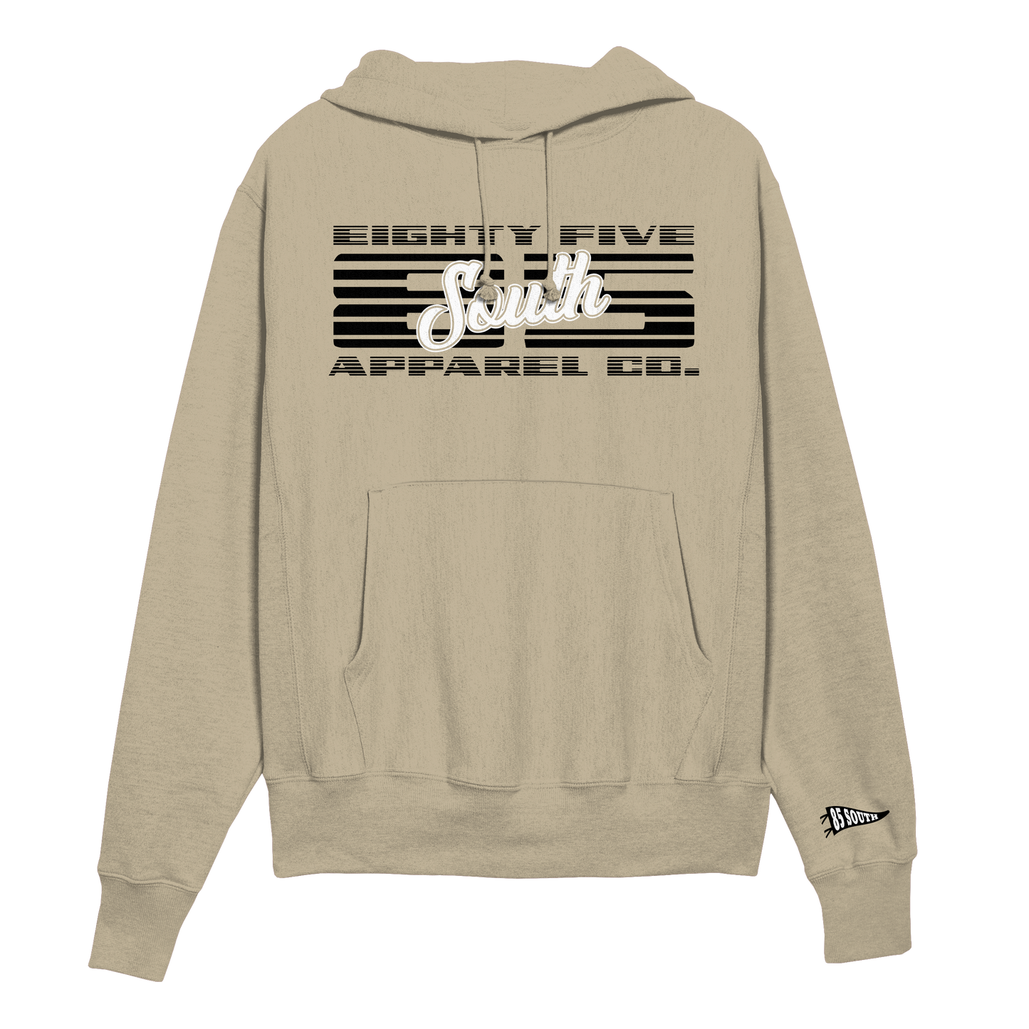 D1- Moto 85 Script Hoodie - Tan