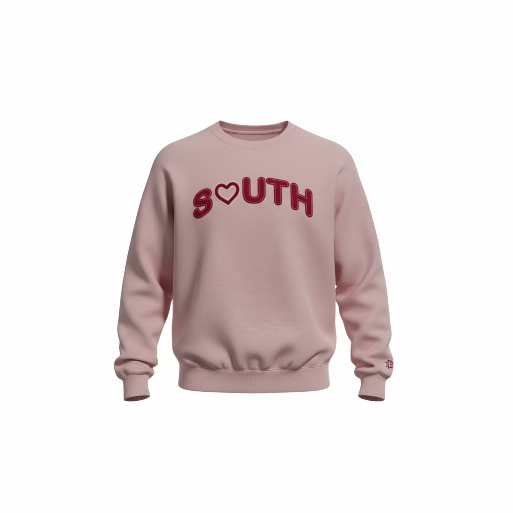 Heart of the South Crewneck - Pink/Red