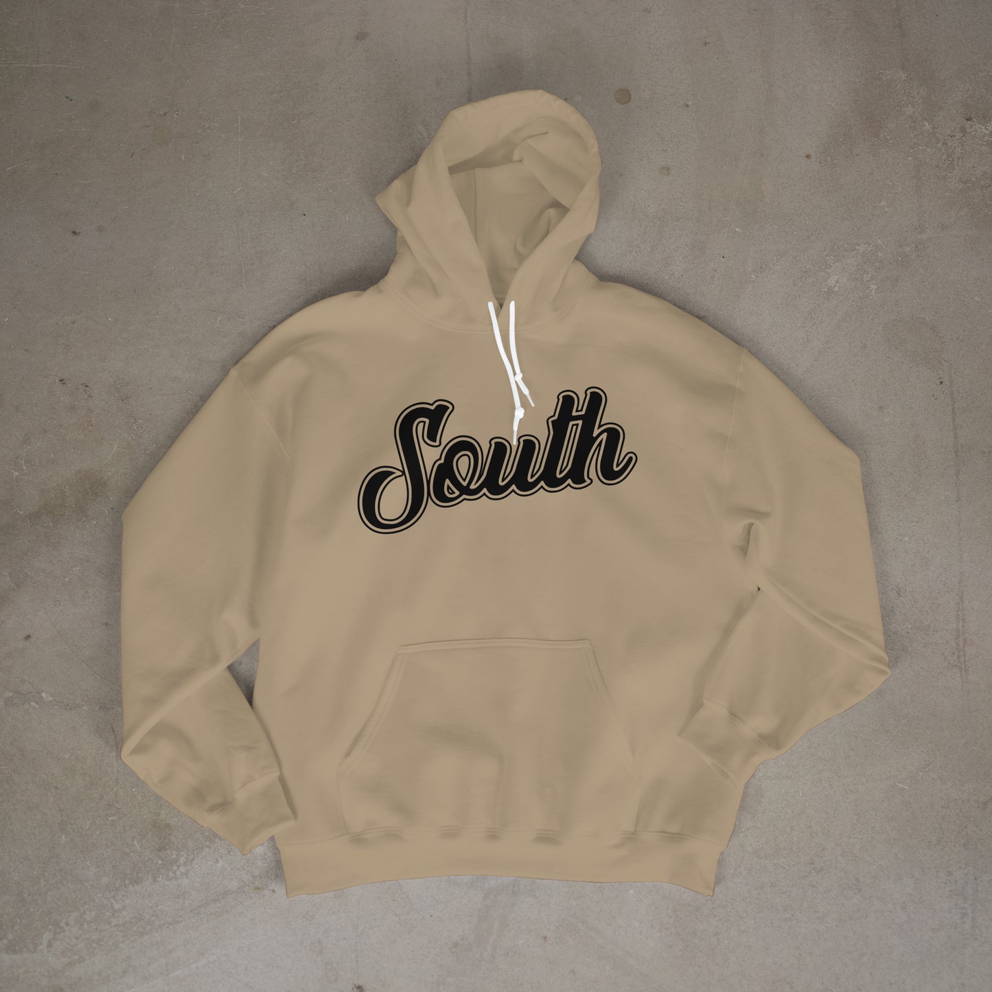 Classic South Hoodie (Sand/Black)