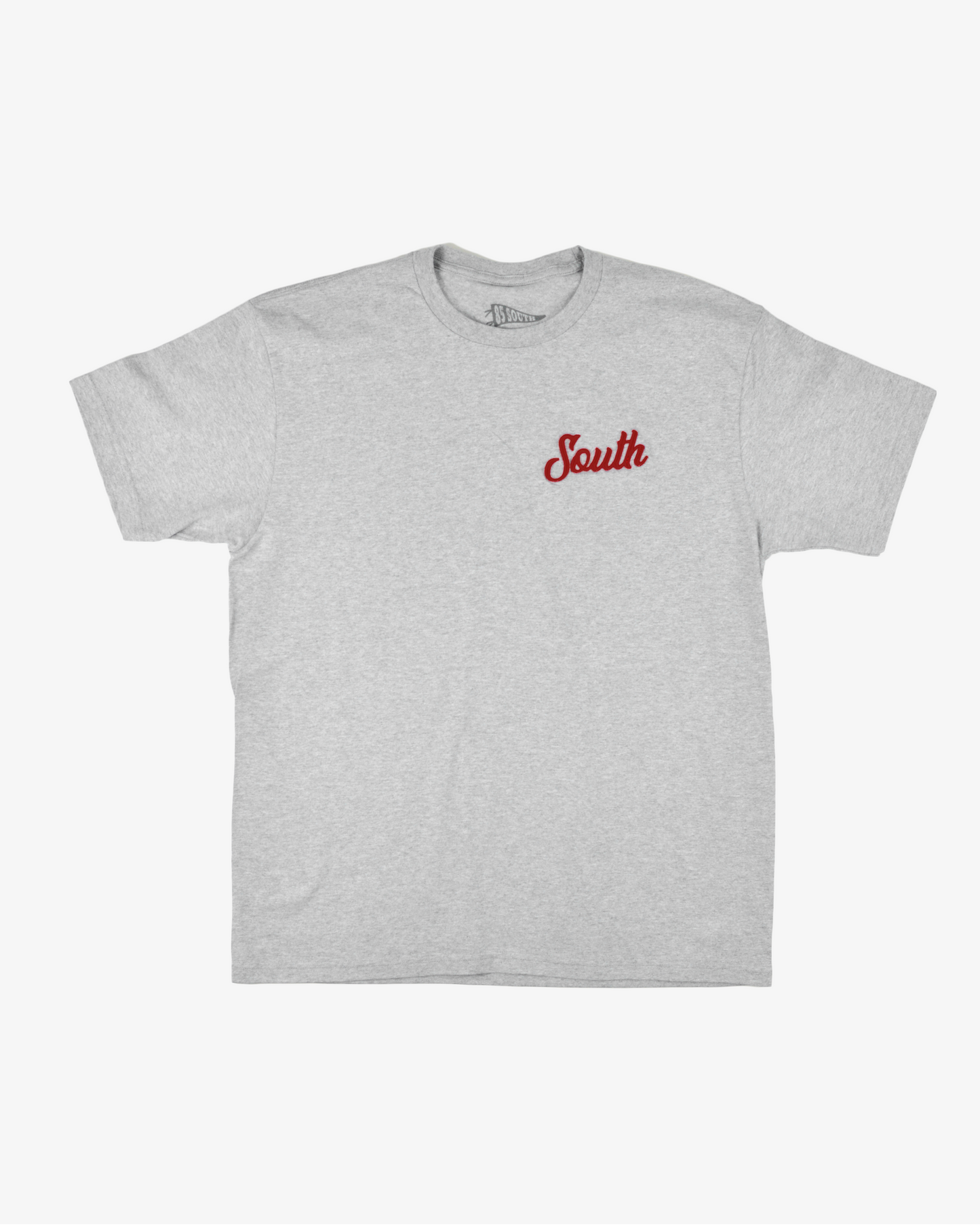 South Side Embroidered Tee - Burgundy