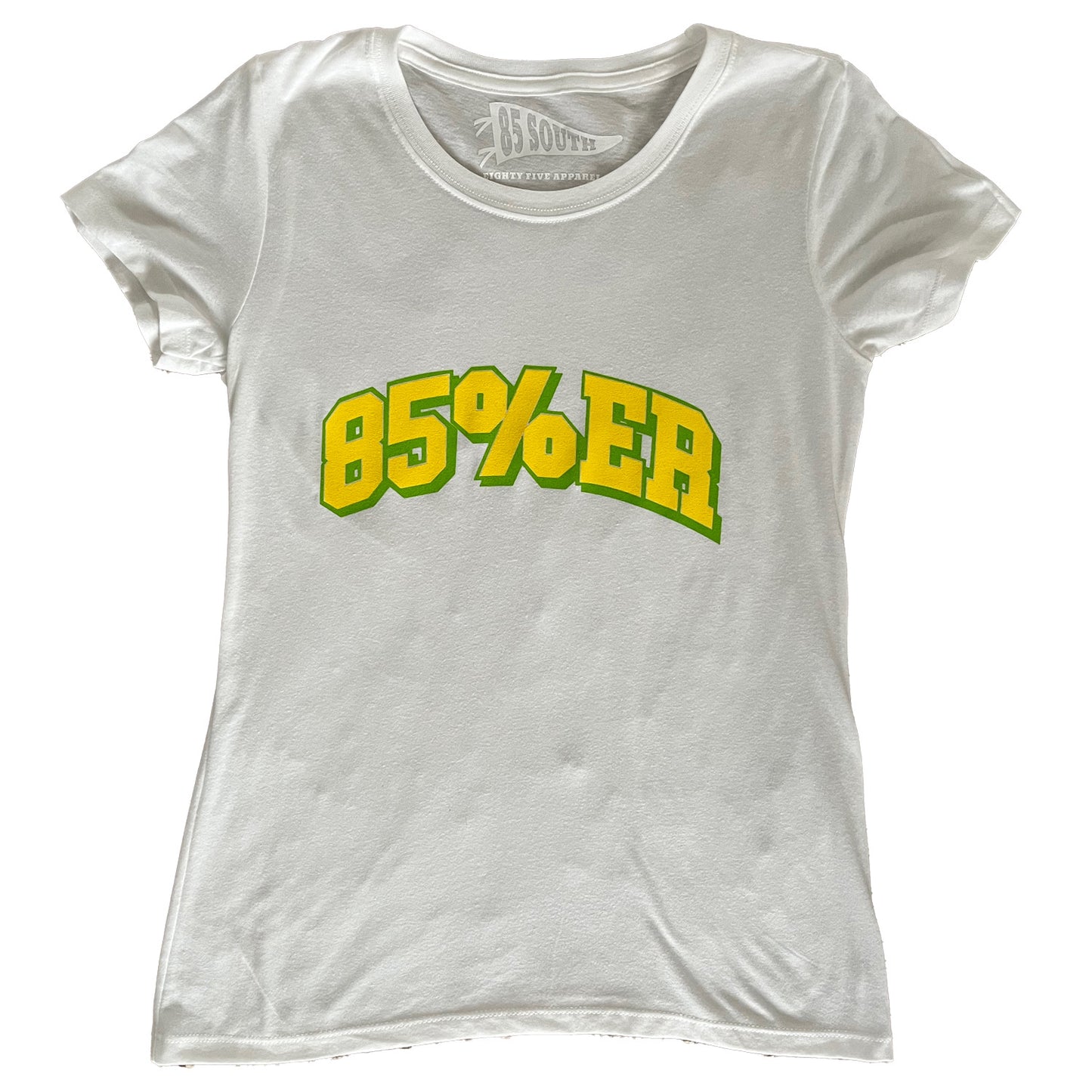 Women 85 Percenter Tee - White