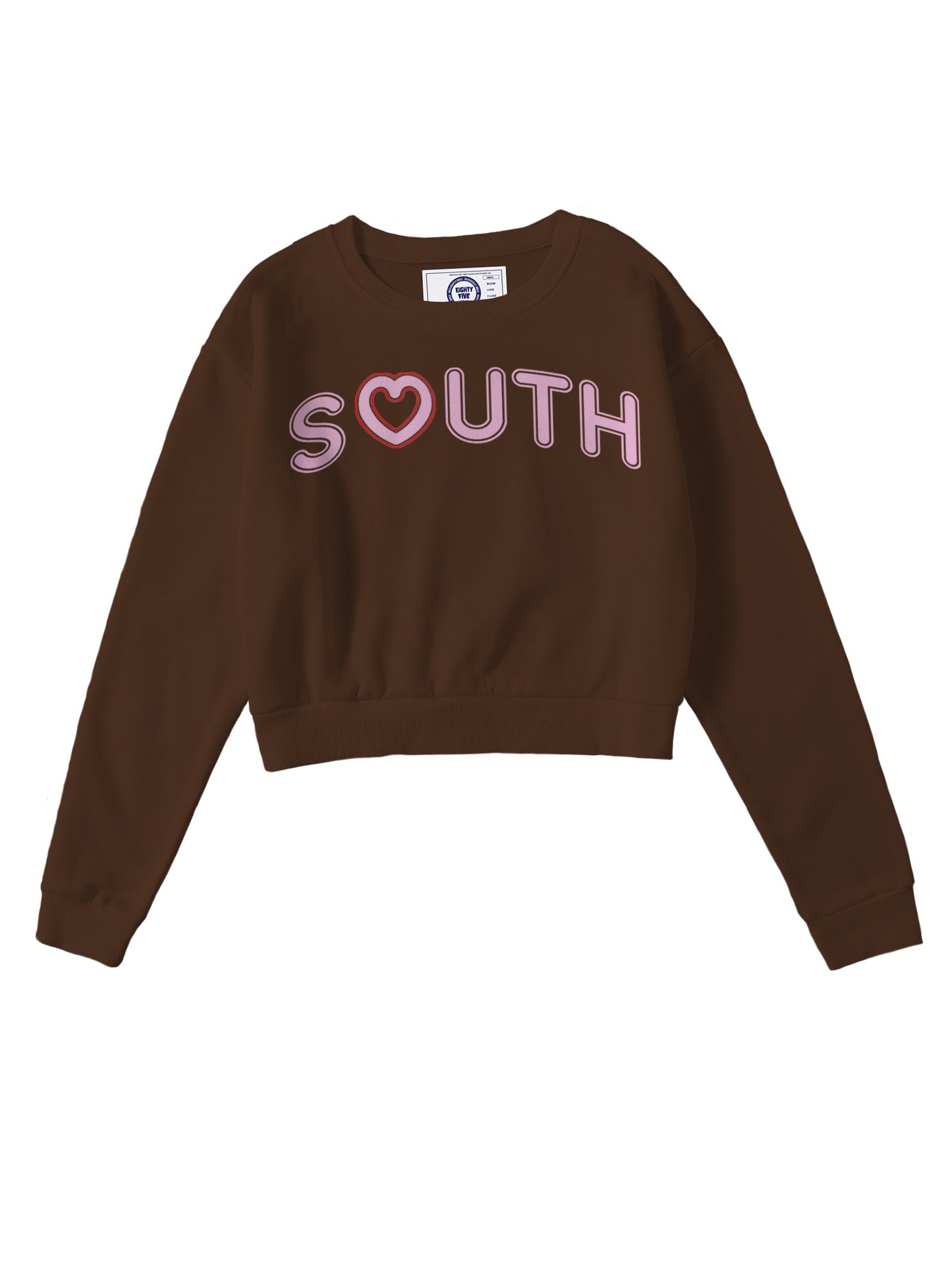 Women Chocolate Heart of the South Crewneck