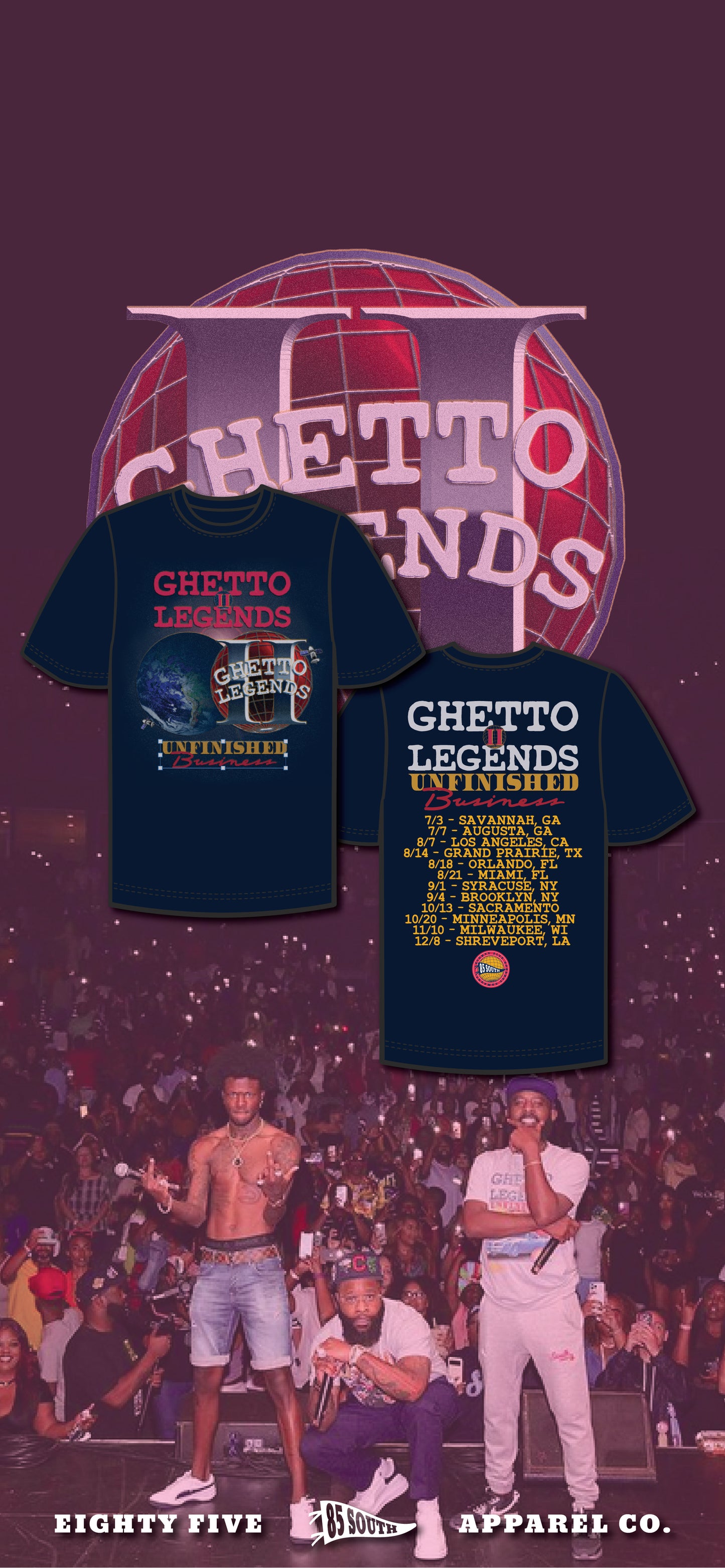 Ghetto Legend II Eclipse Tour Tee