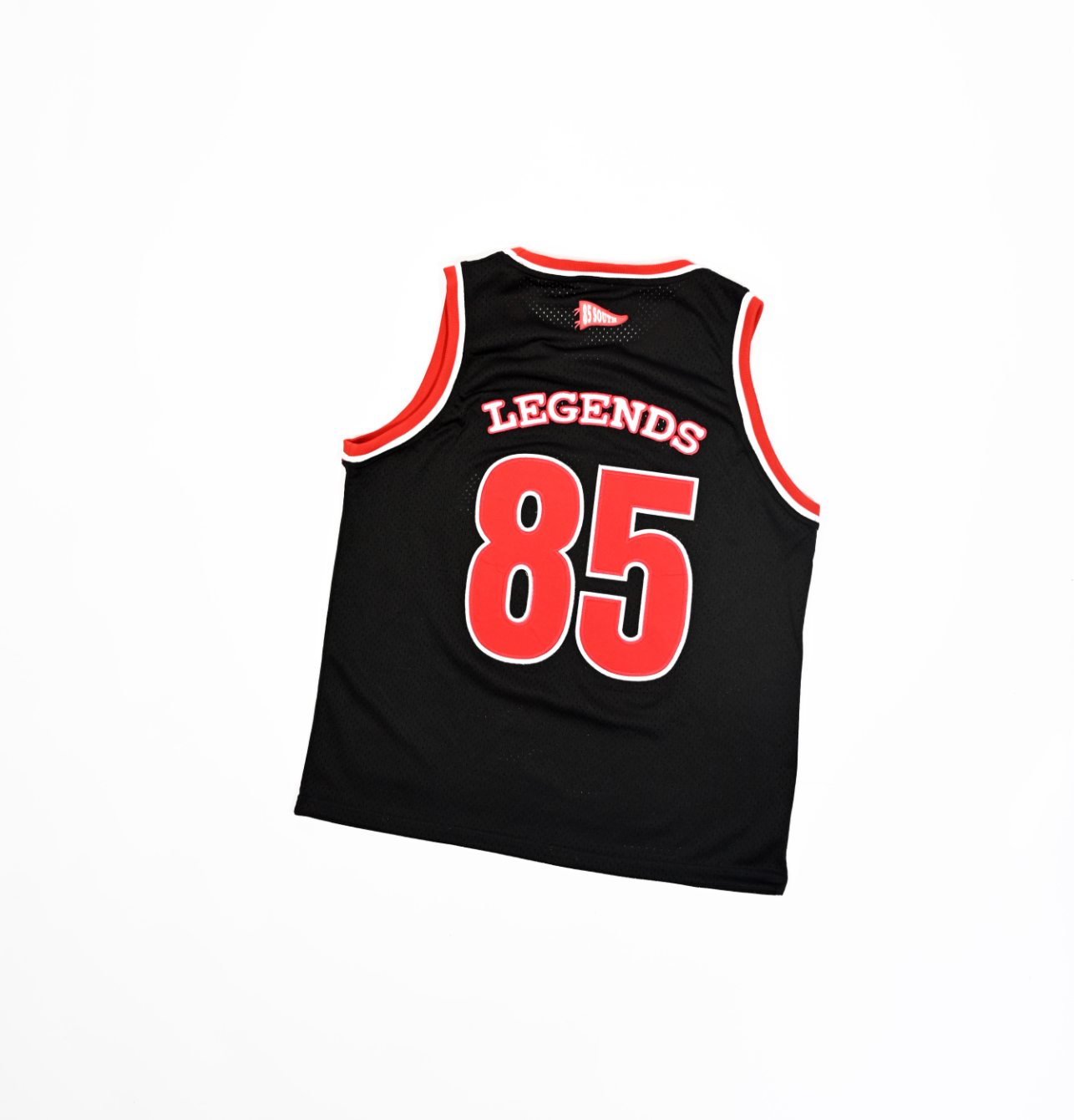 Eighty Five Apparel Company Ghetto Legend Allstar Basketball Jersey (White) 3XL