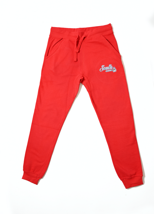 Embroidered Women T-Hawk Jogger - Red