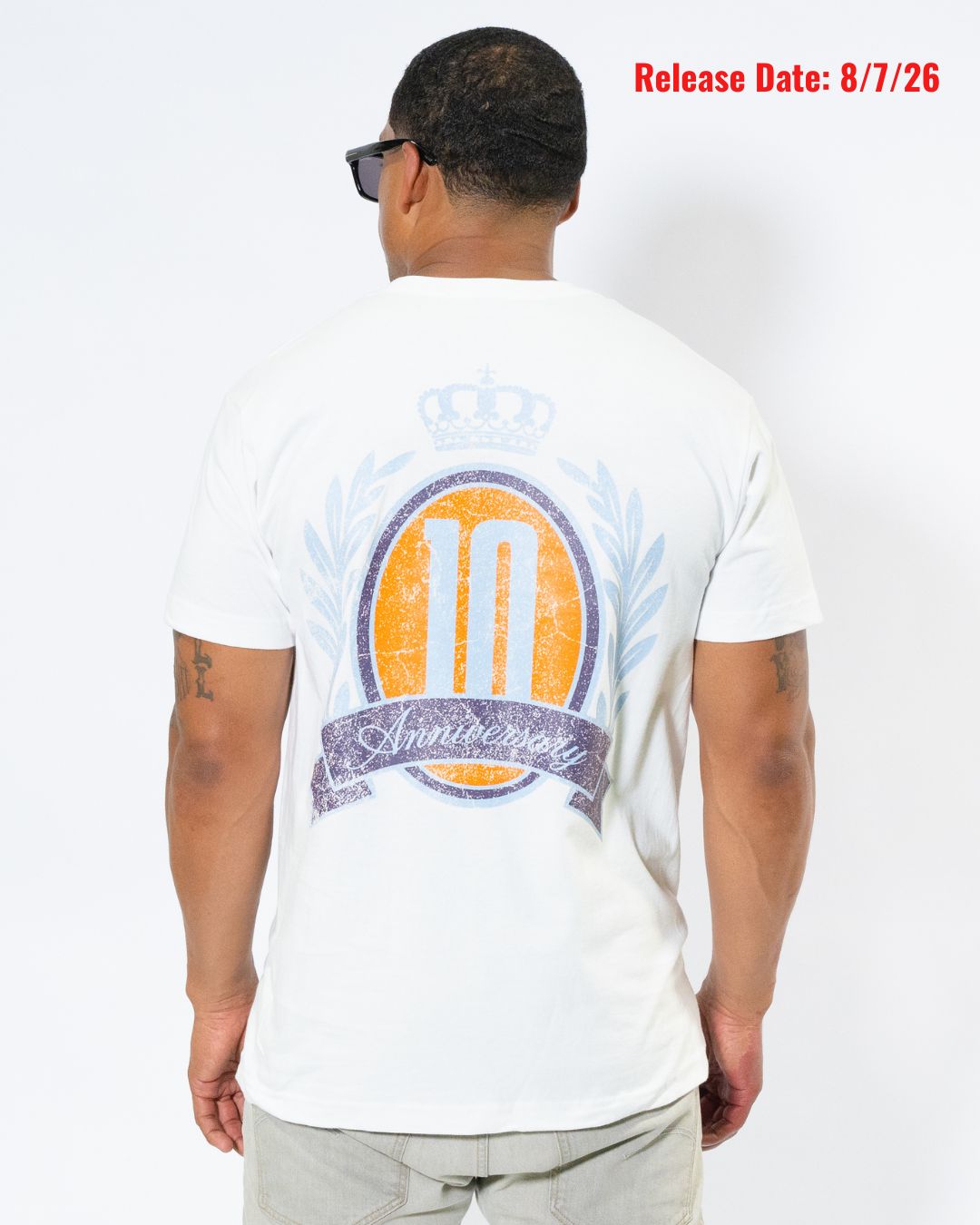 Anniversary X Tee (White) – Eighty Five Apparel Company