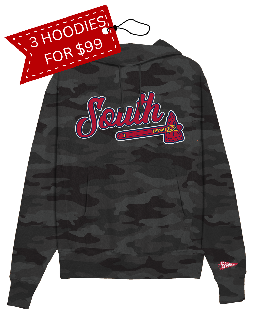 Classic Tomahawk Hoodie - Black Camo