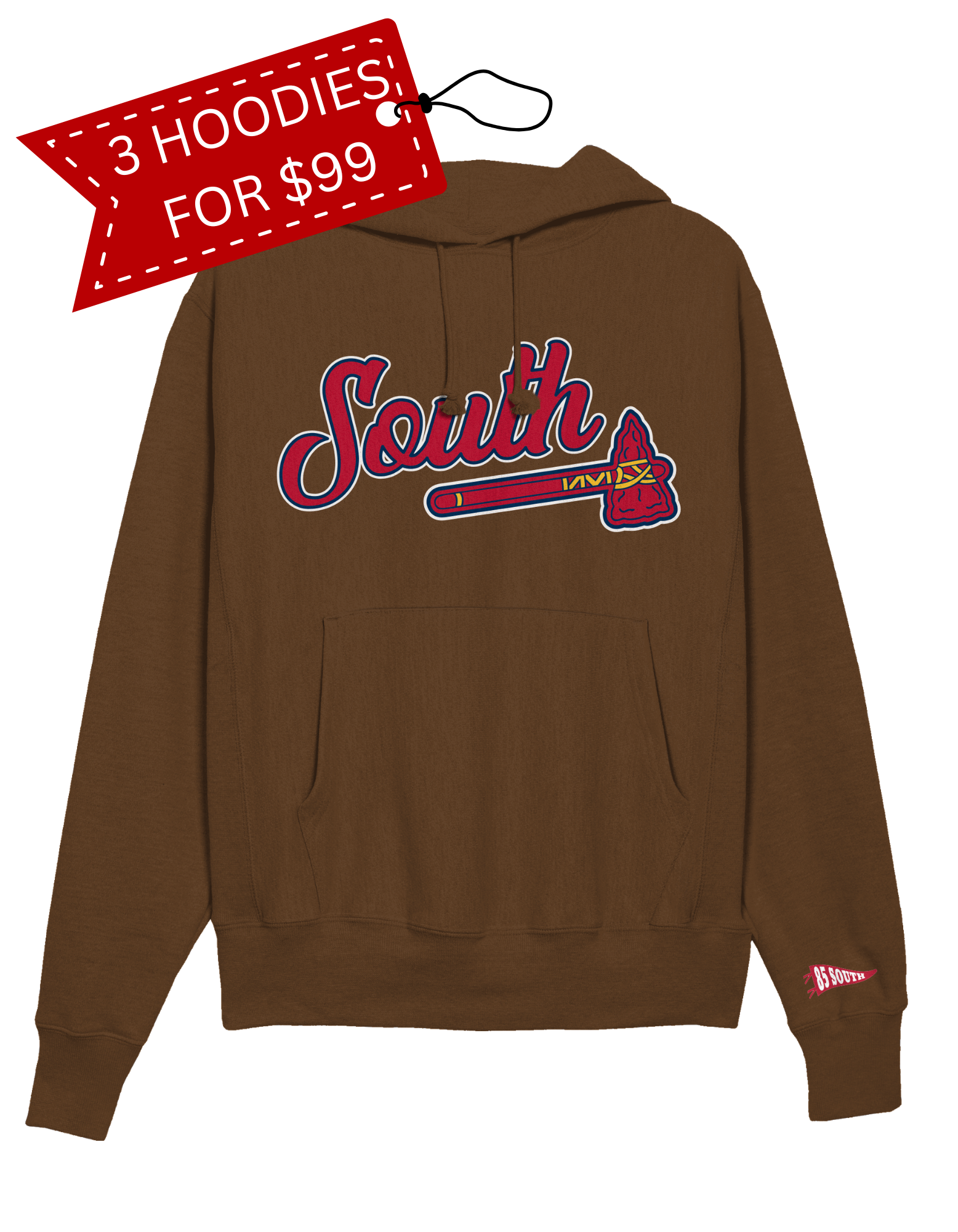 Classic Tomahawk Hoodie - Chocolate