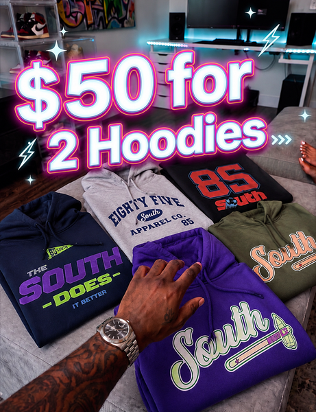 2 RANDOM HOODIES ($100 VALUE)