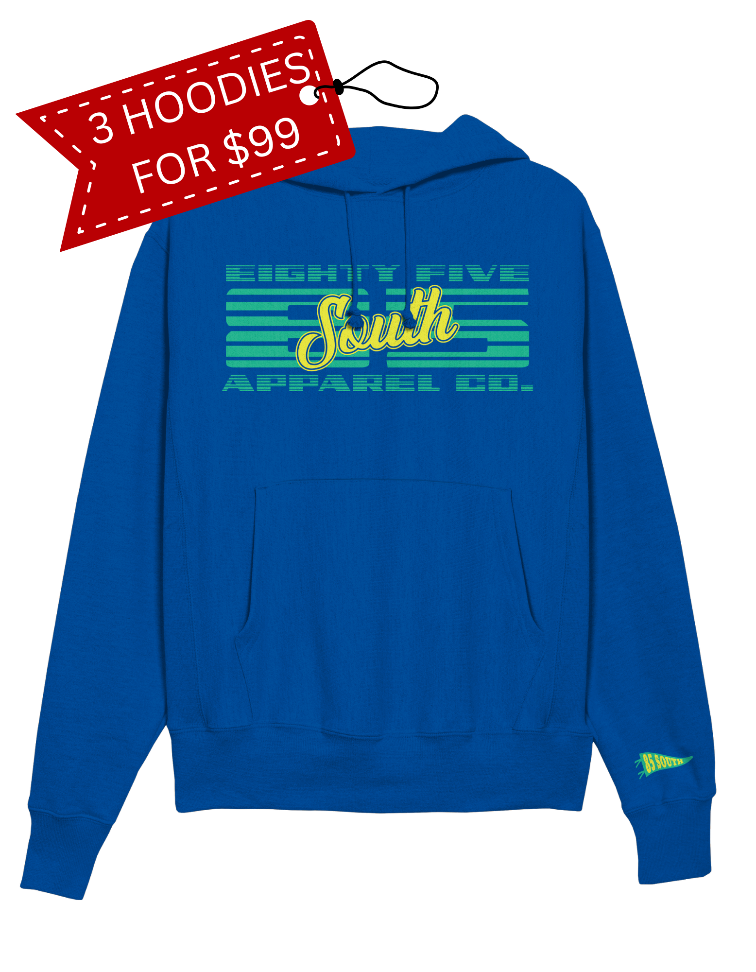 A2 - Moto 85 Script Hoodie - Blue