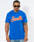 TTV2 South Script Tee (Blue)