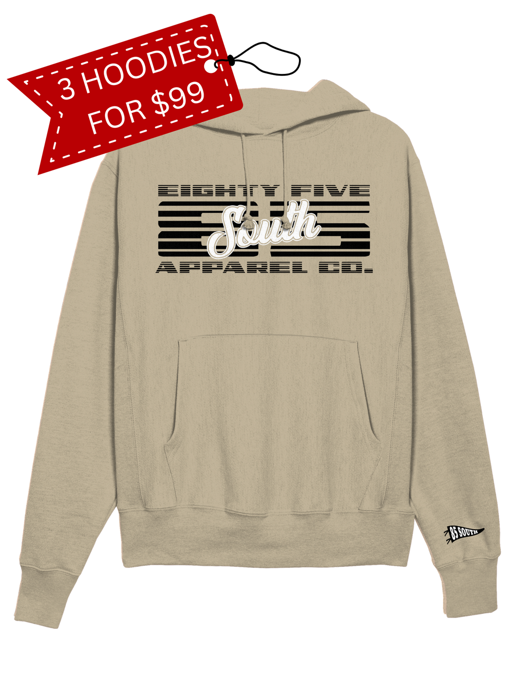 G2 - Moto 85 Script Hoodie - Tan