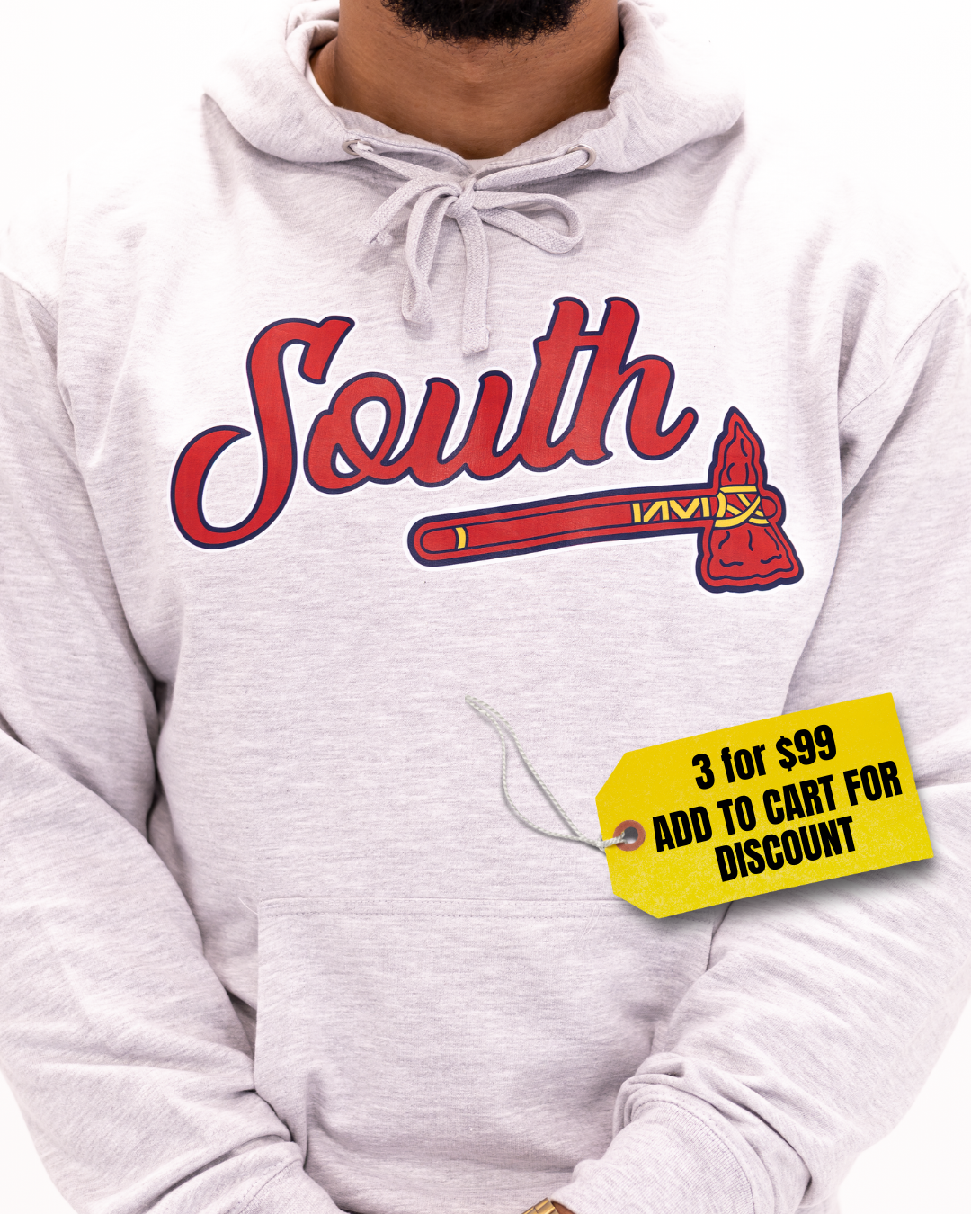 Classic Tomahawk Hoodie - Heather Grey