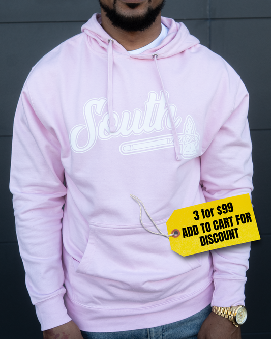 *BCA* Tomahawk Hoodie (Pink/White)