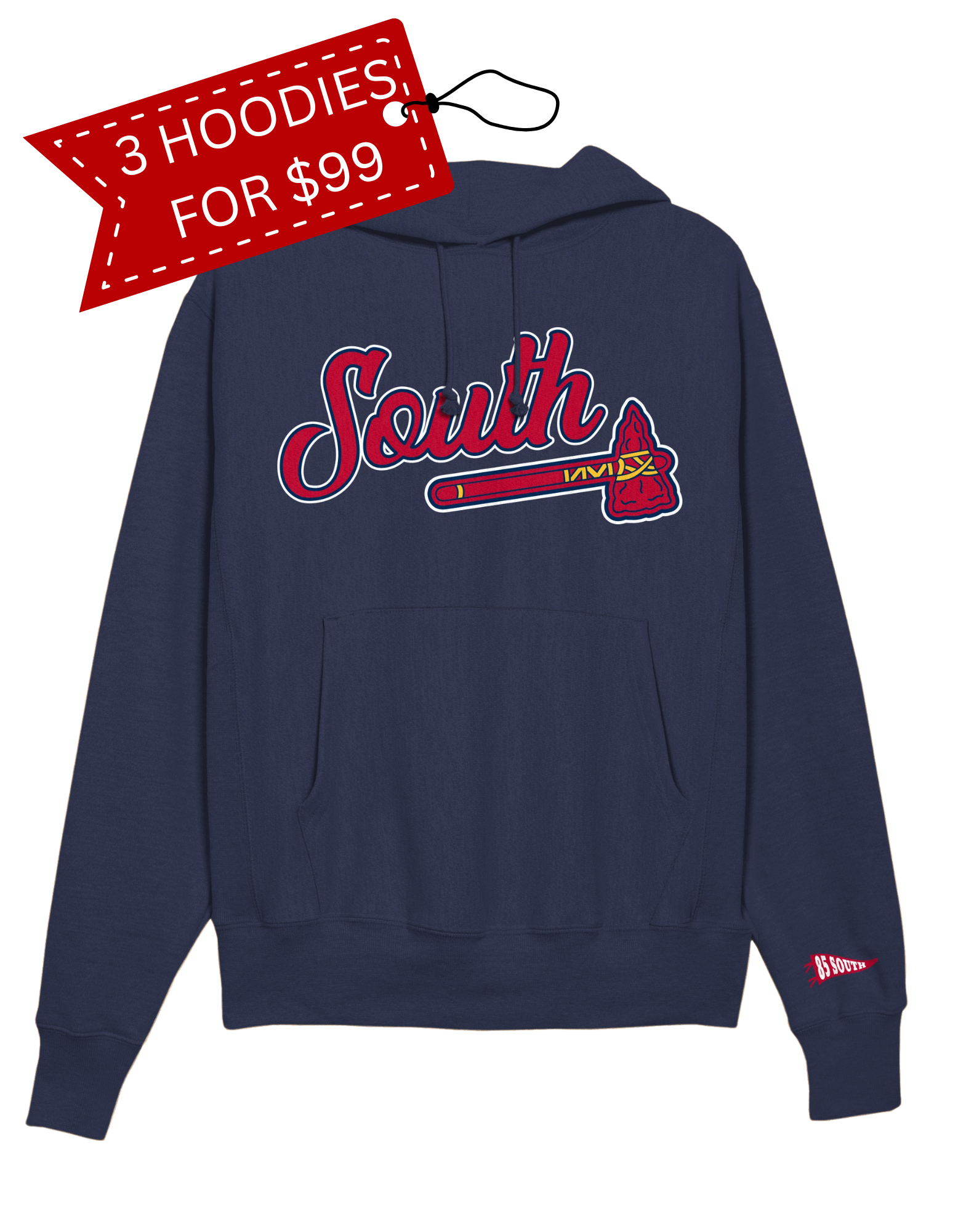 Classic Tomahawk Hoodie - Navy