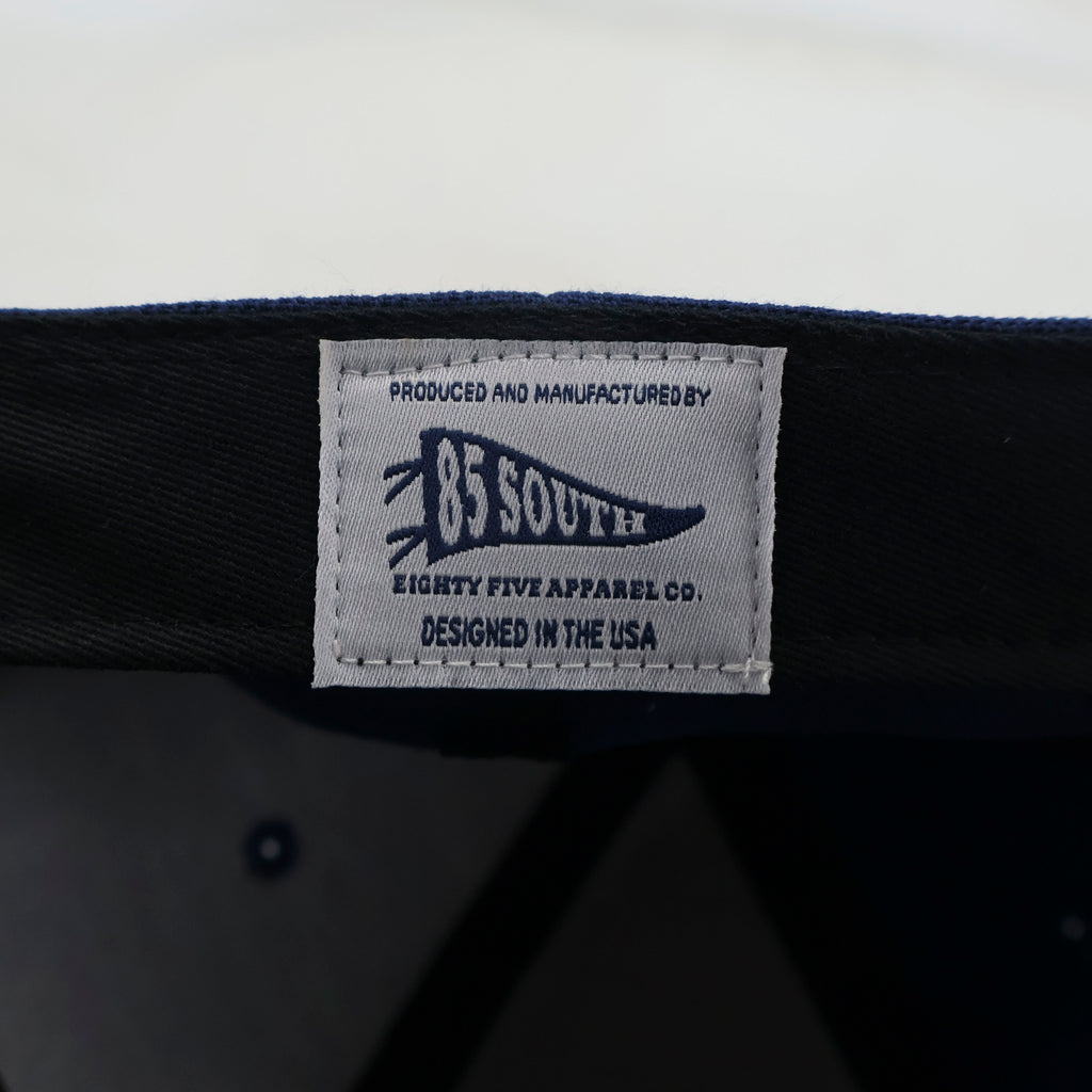 "South Tomahawk" Snapback Hat (Navy/Red/White)