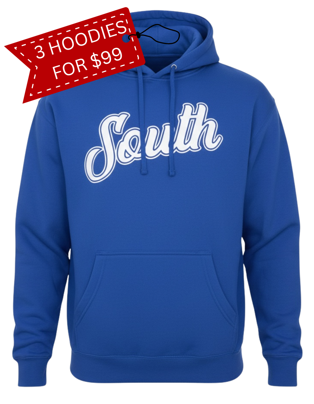 Classic South Hoodie (Royal/White)
