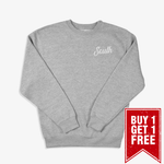 Southern Premium Comfort Crewneck - Heather Grey