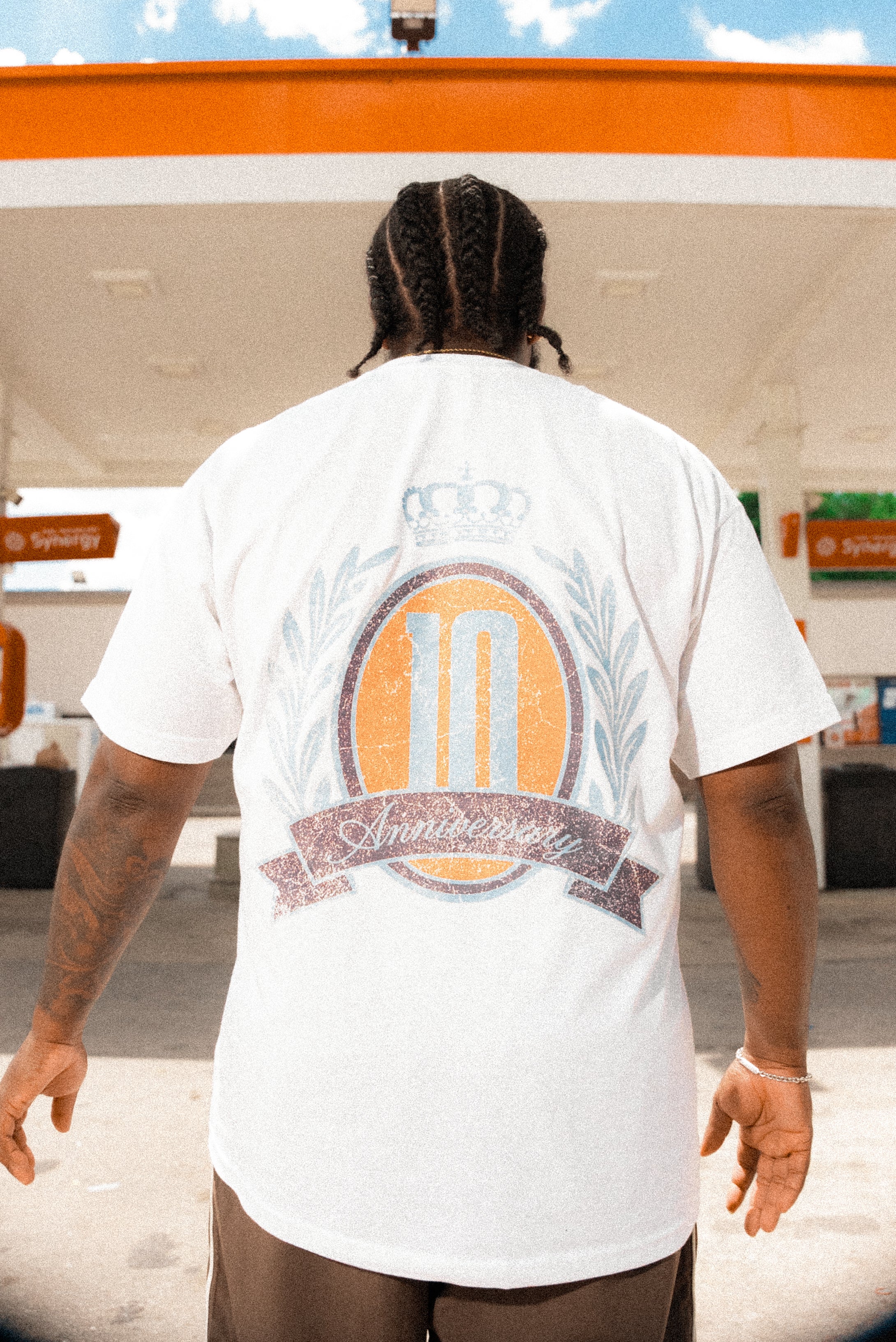 Anniversary X Tee (White) – Eighty Five Apparel Company