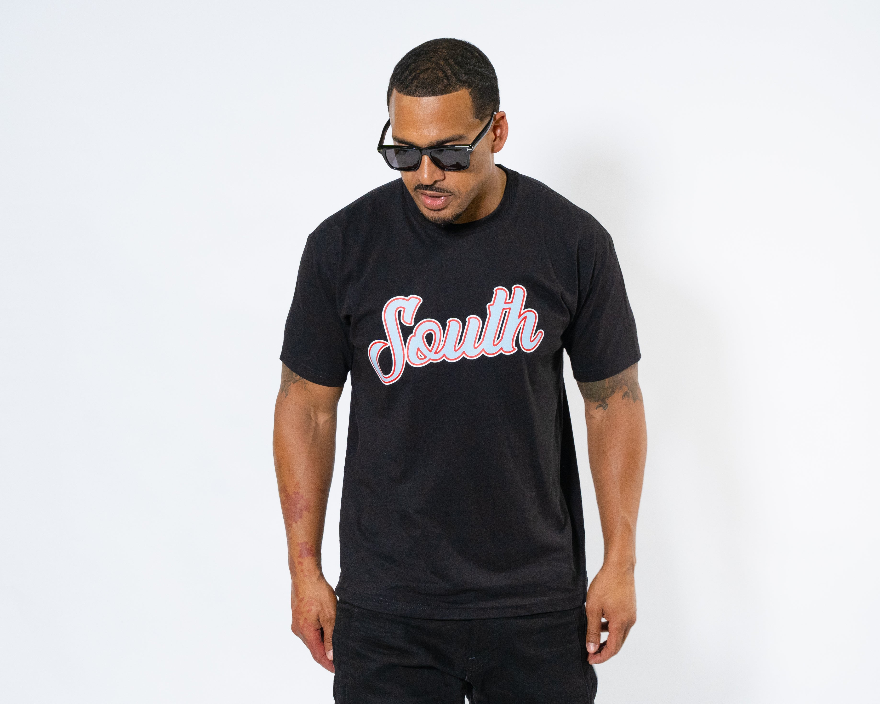 TTV South Script Tee (Black)