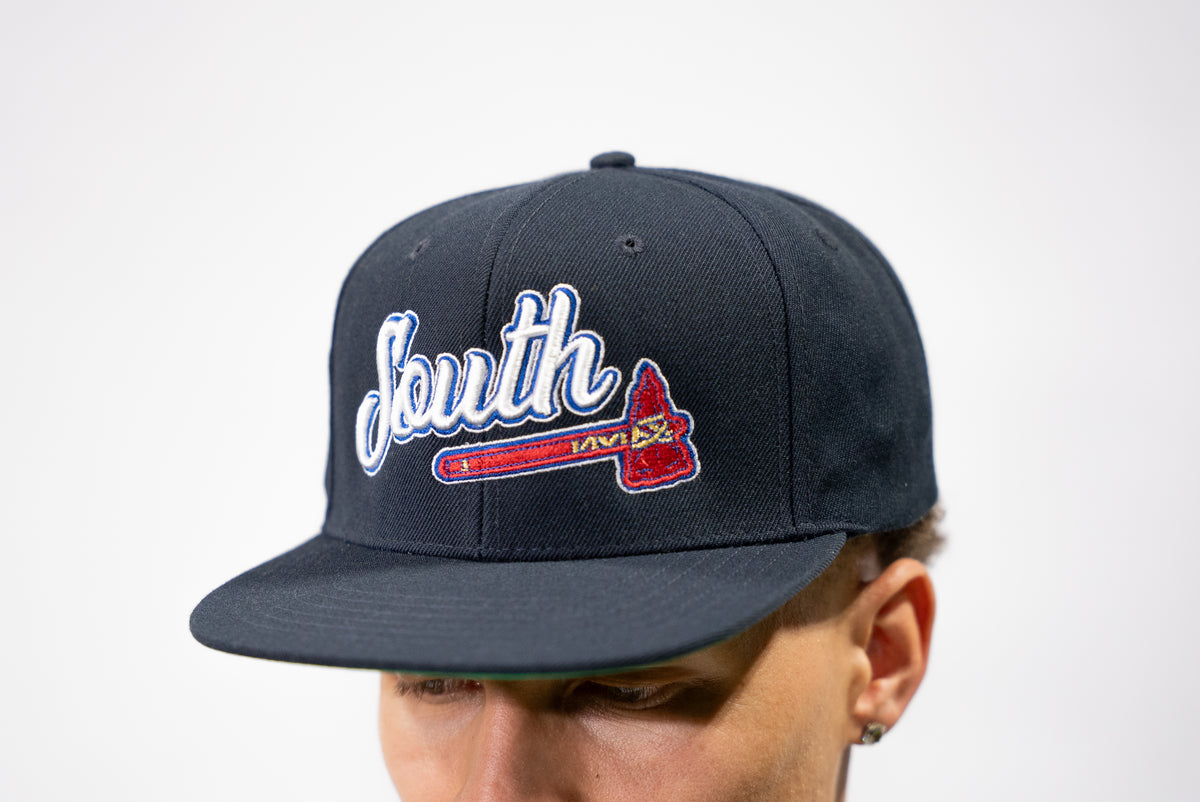 "10th Anniversary" South Tomahawk Snapback Hat (Navy)