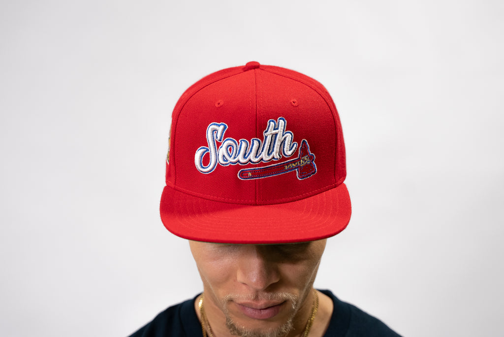 "10th Anniversary" South Tomahawk Snapback Hat (Red)