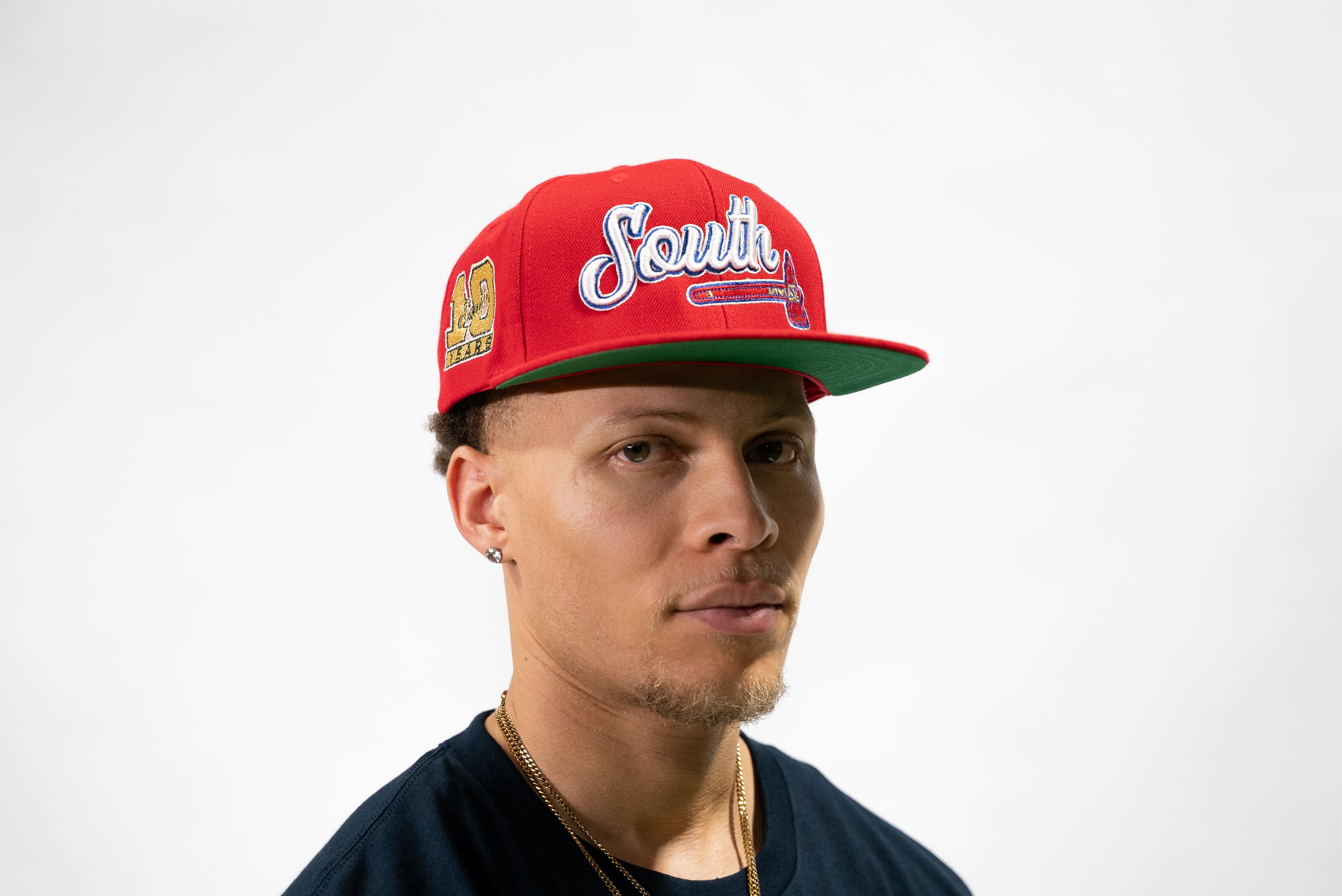"10th Anniversary" South Tomahawk Snapback Hat (Red)