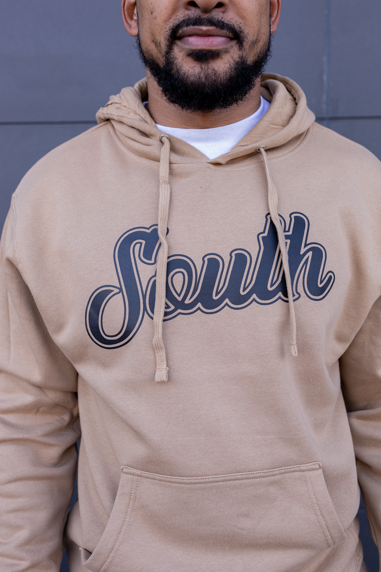 Classic South Hoodie (Sand/Black)