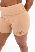 Mini Tomahawk Biker Shorts - Sand