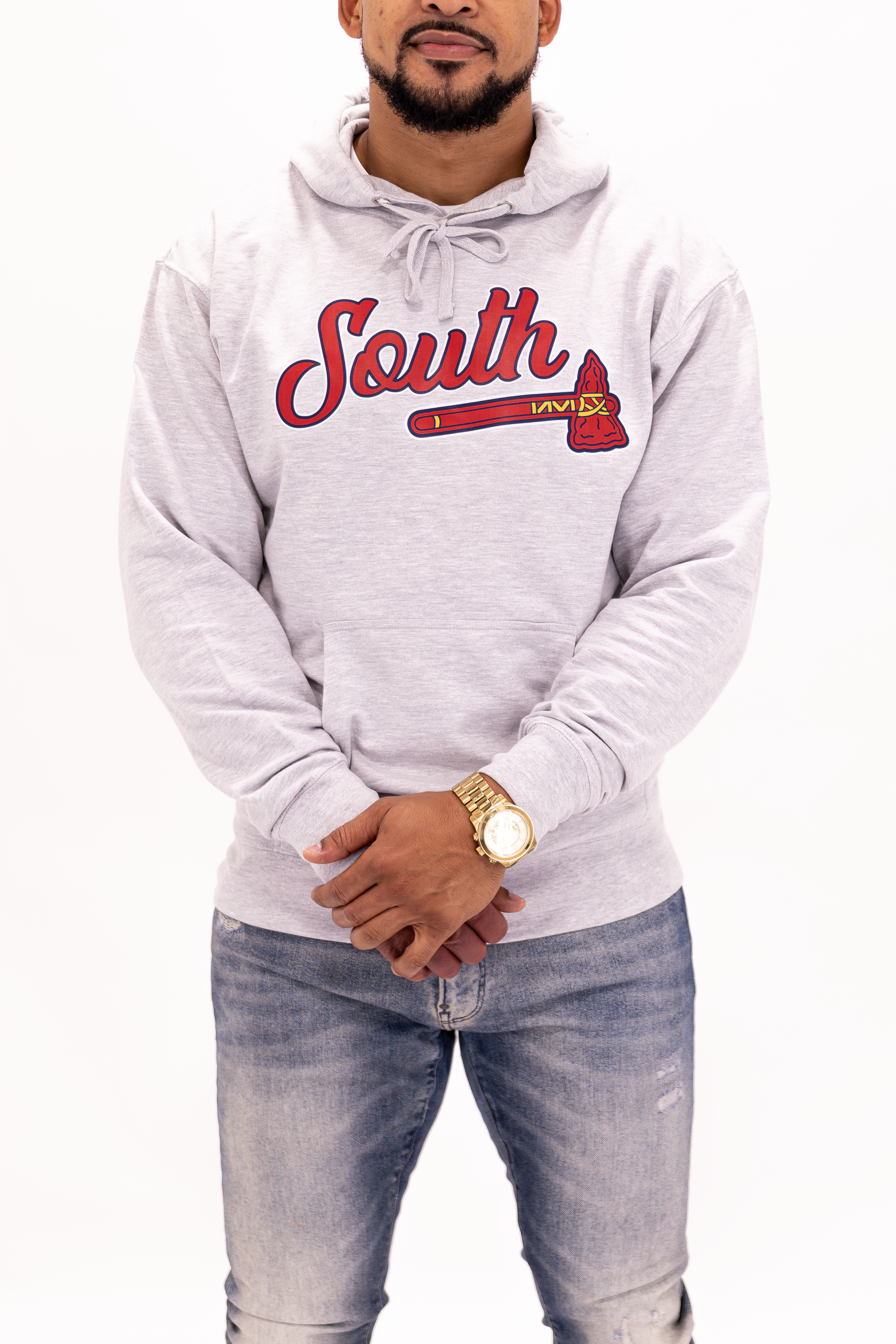 Classic Tomahawk Hoodie - Heather Grey