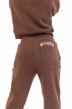 Heart of the South Chocolate Fleece Joggers