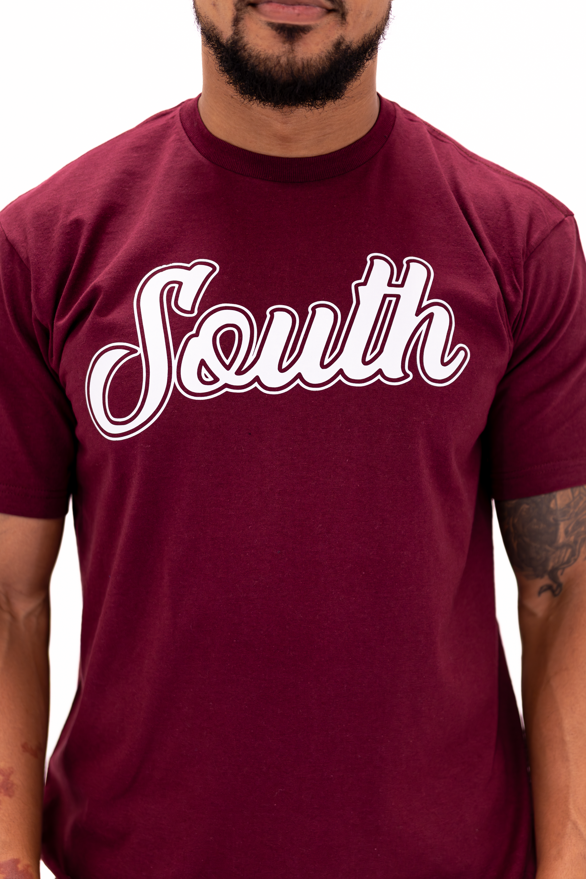 Classic South Tee (Maroon/White)