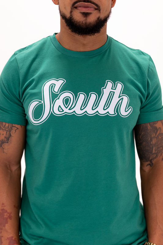 Classic South Logo Tee (Green/White)