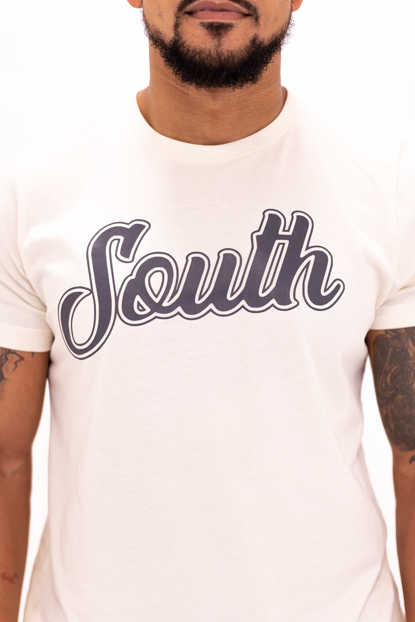 Classic South Logo Tee (Natural/Black)
