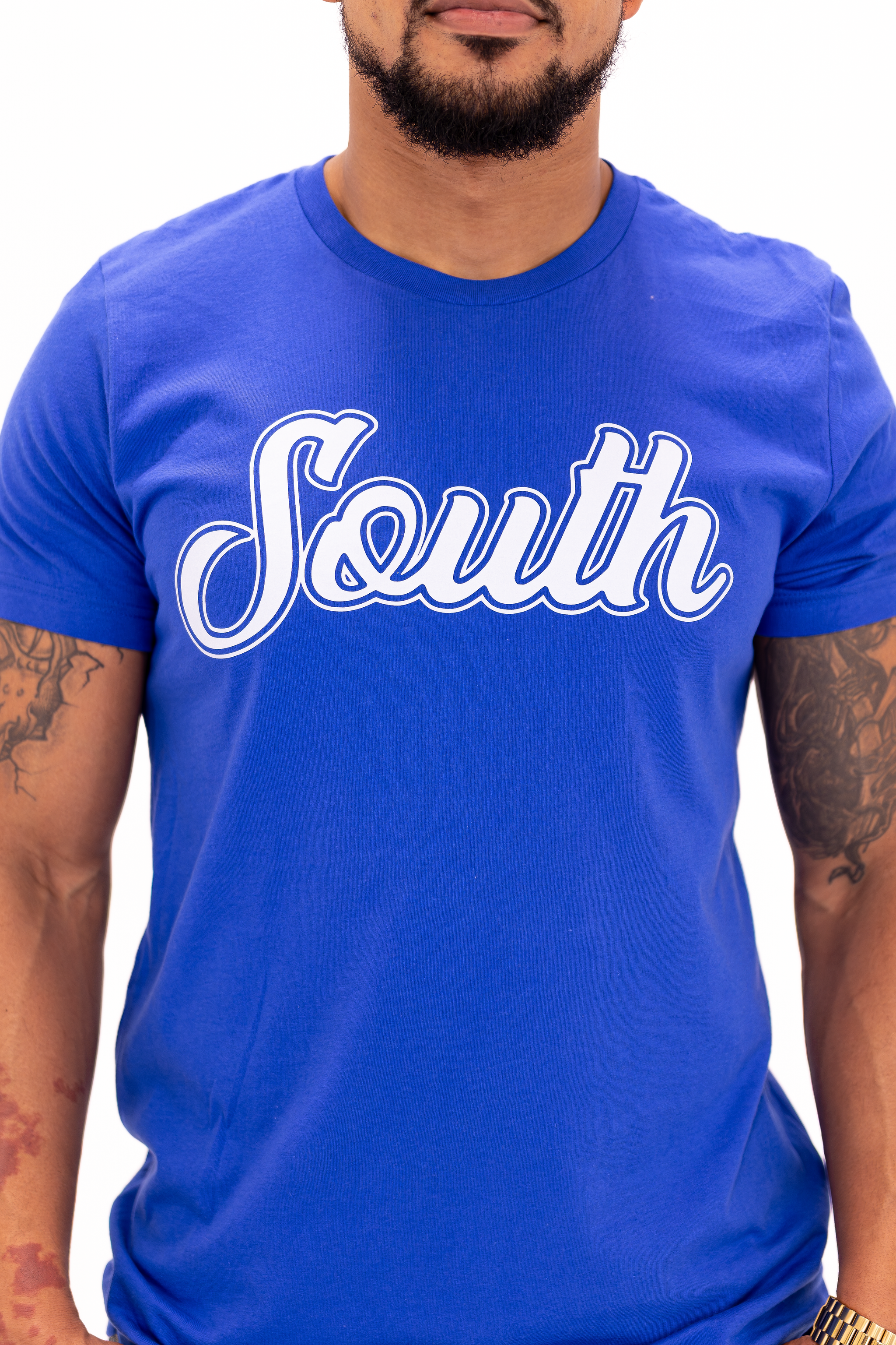 Classic South Logo Tee (Blue/White)