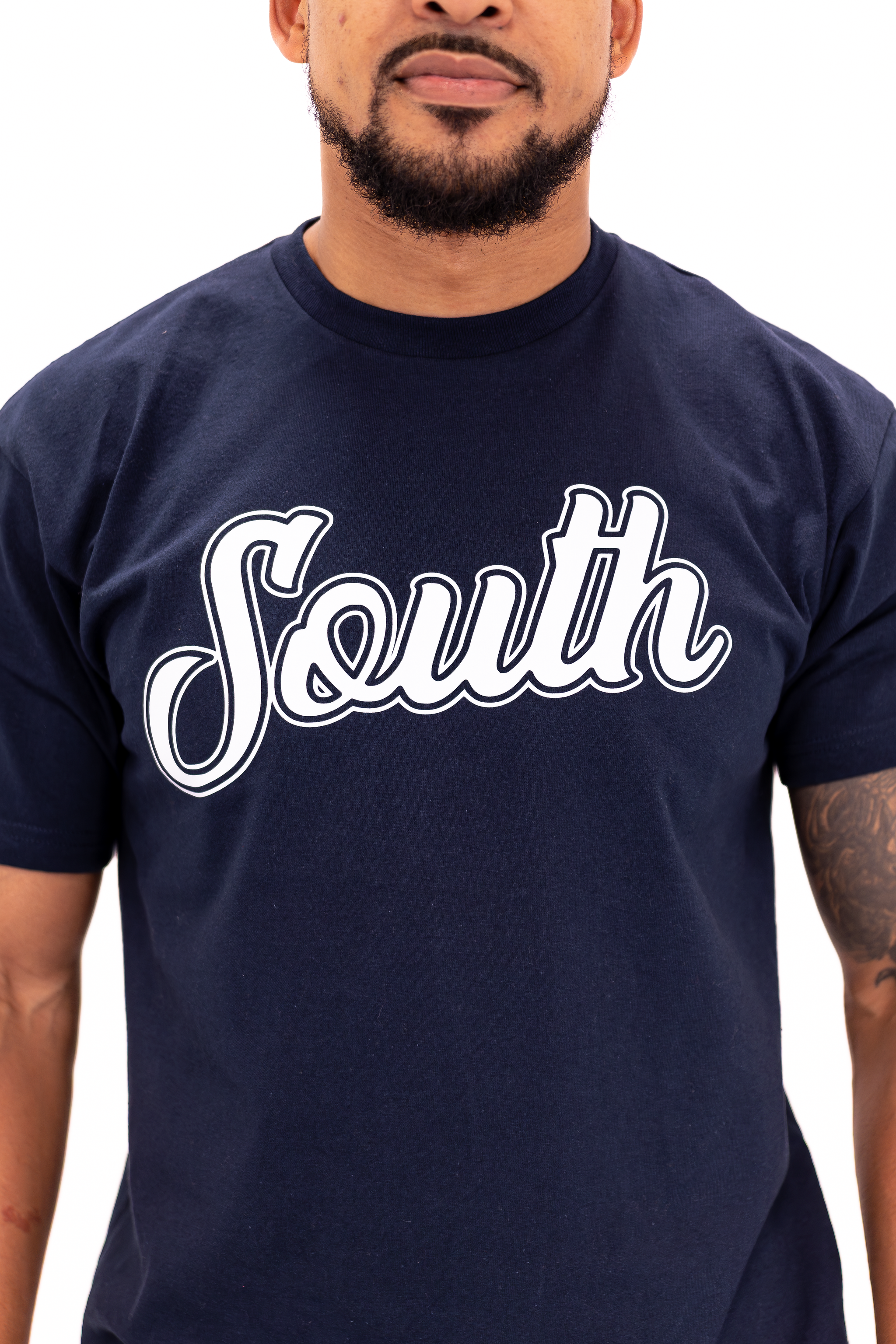 Classic South Tee (Navy/White)