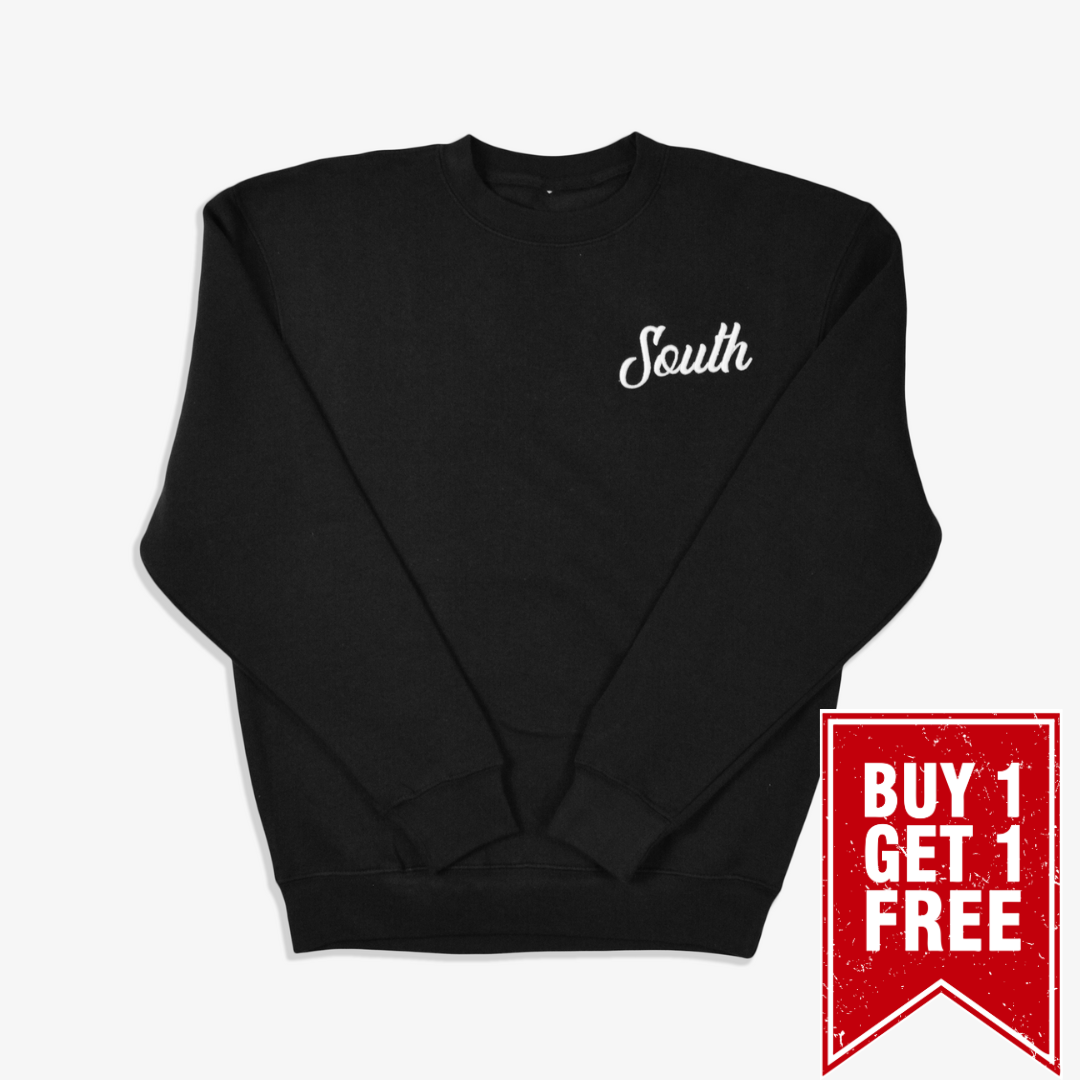 Southern Premium Comfort Crewneck - Black