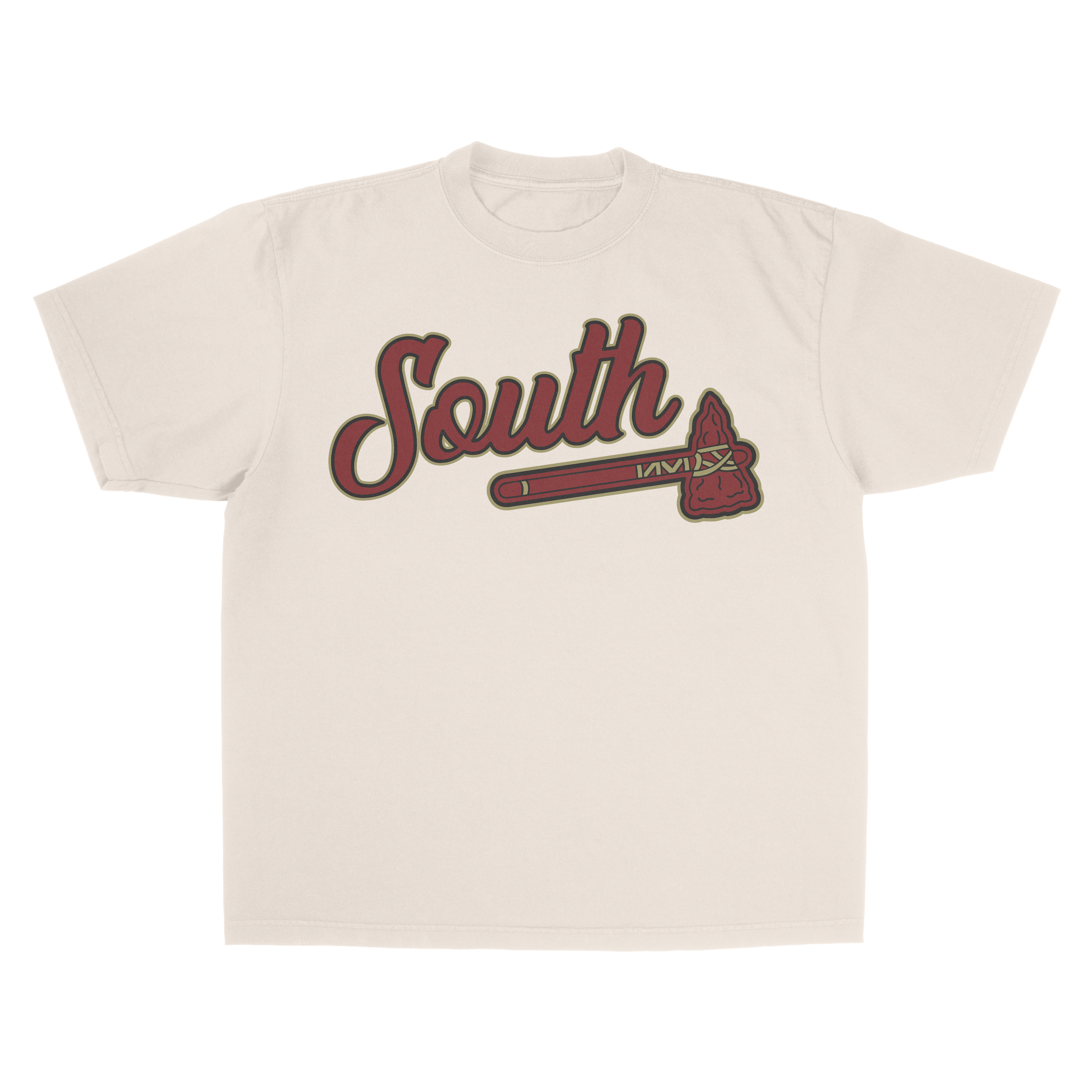 UTD South Tomahawk Tee (Natural/Red/Black)