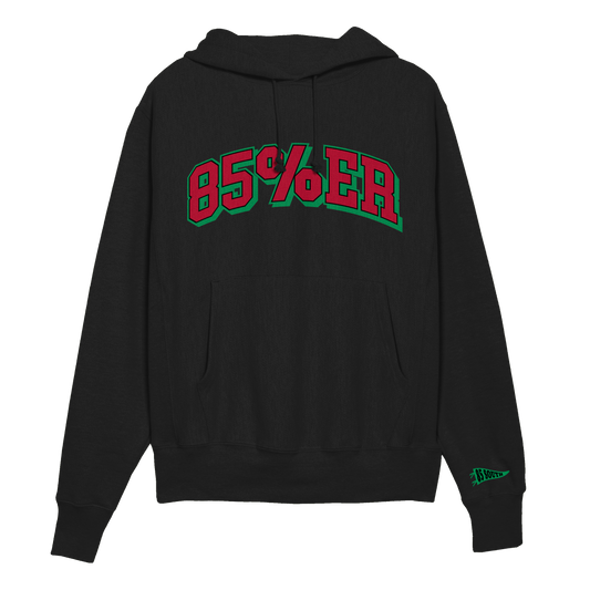 *BHM* 85 Percenter Hoodie - Black/Red/Green