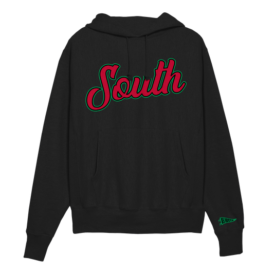 *BHM* Classic South Hoodie - Black/Red/Green