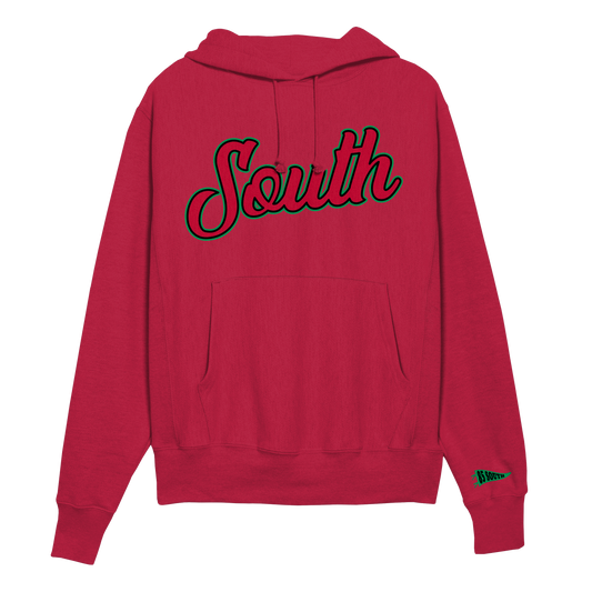 *BHM* Classic South Hoodie - Red/Red/Green