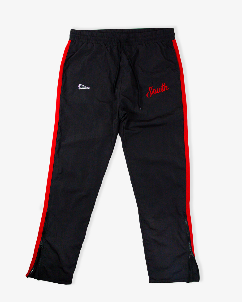 South Script Swishy Joggers - Black