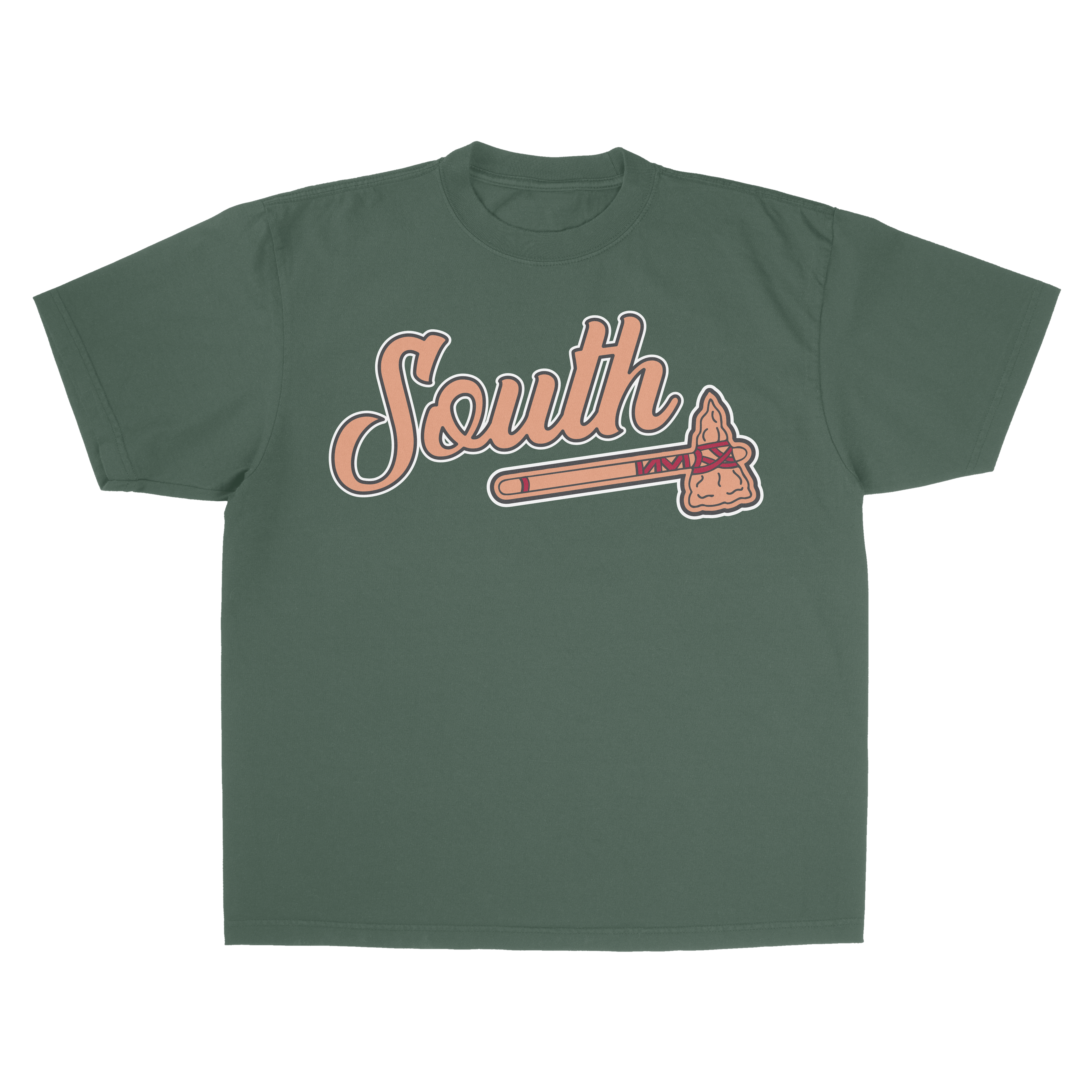 Citrus Tomahawk Tee (Forest Green)