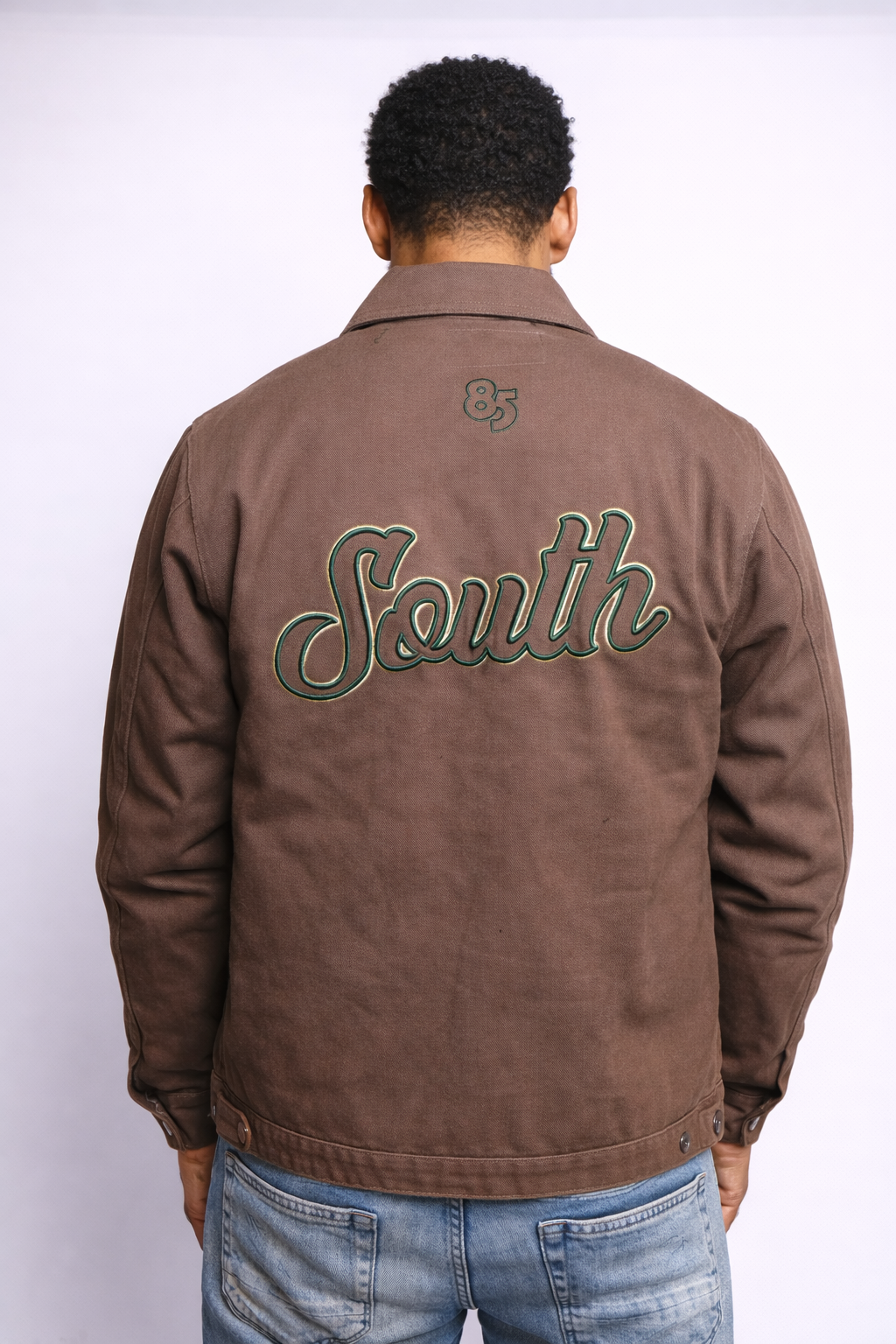 STB Tour Crew Jacket - Brown/ Forest Green